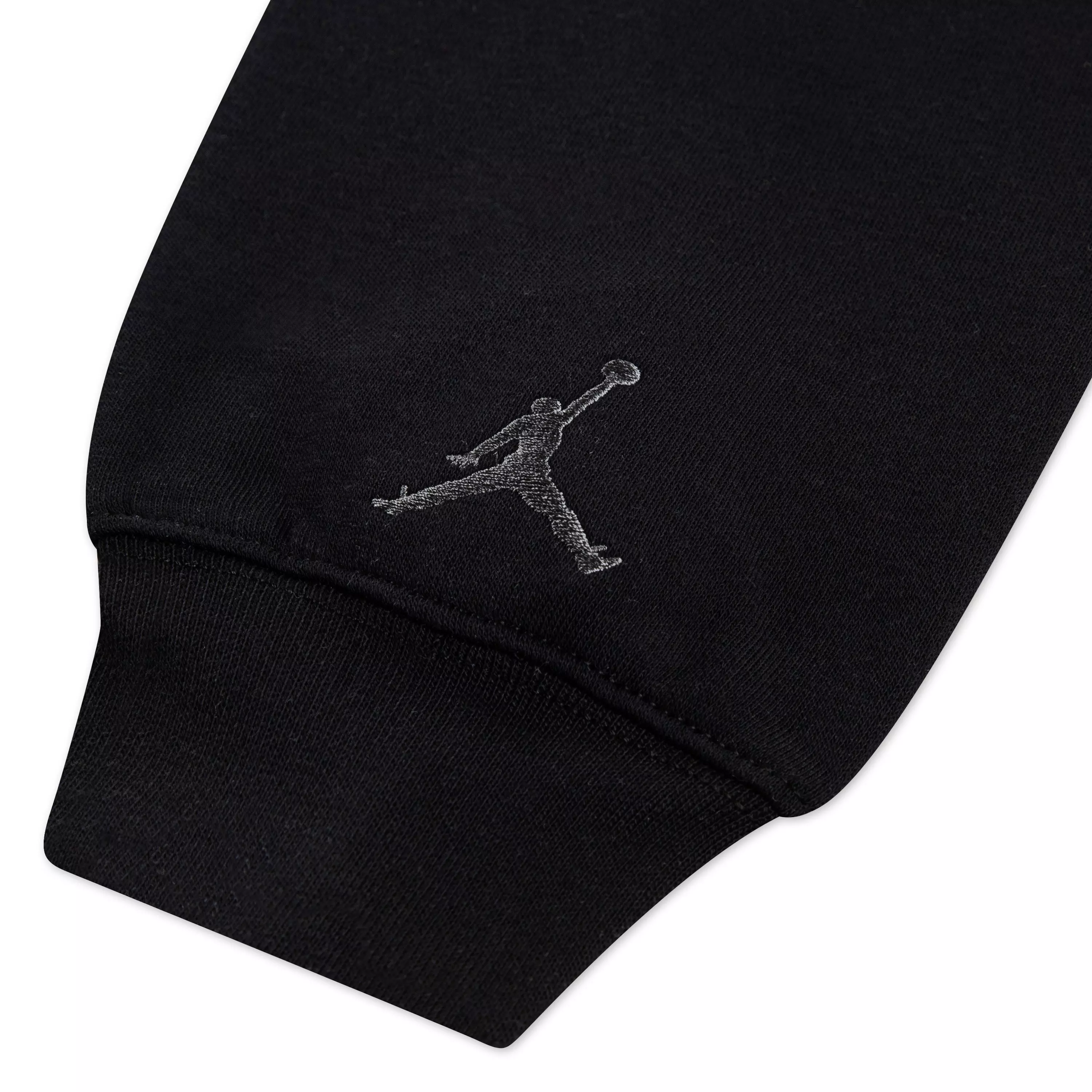Jordan Big Boys' MVP Fleece Hoodie - Black - BLACK