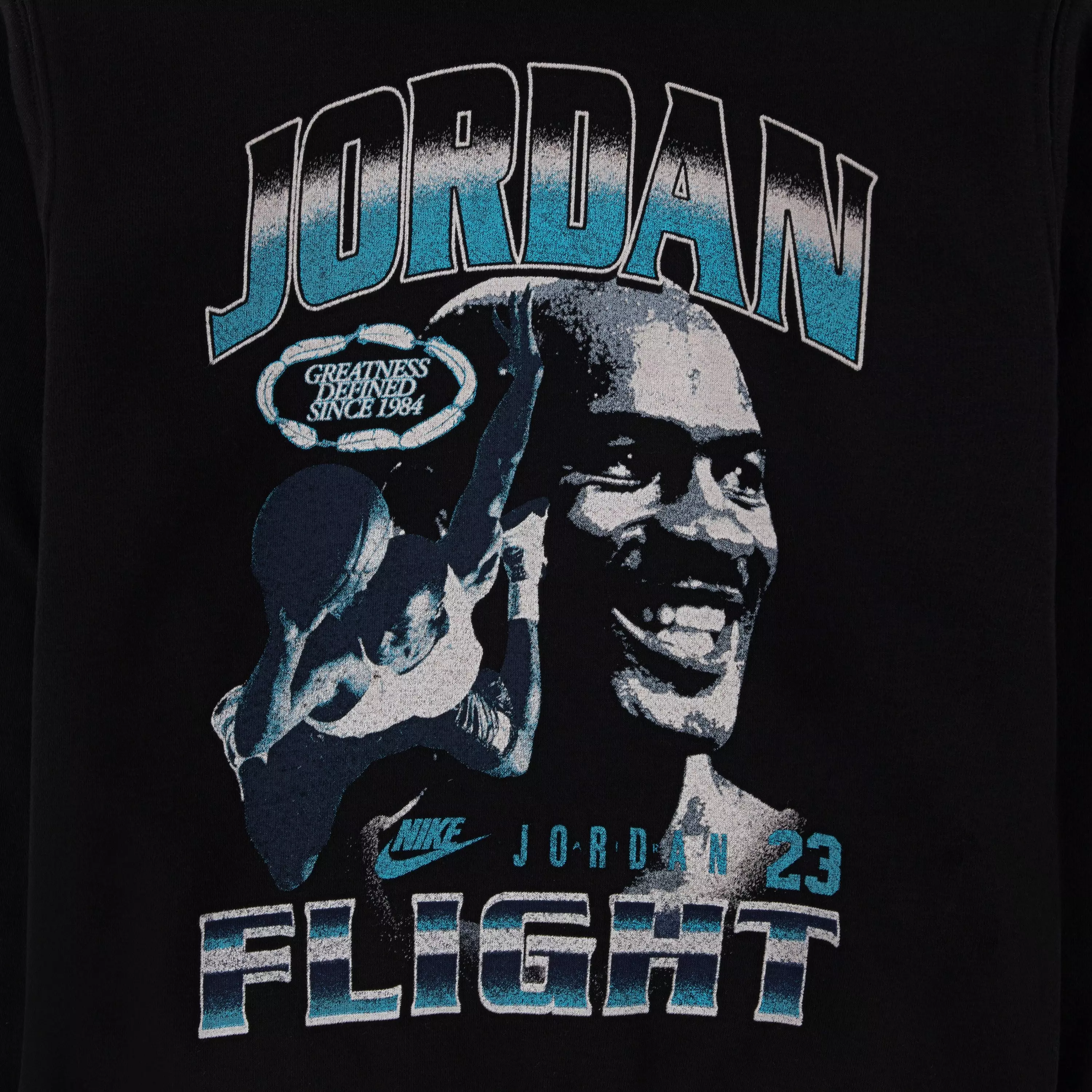 Jordan Big Boys' GOAT Hoodie - Gamma Blue - BLACK