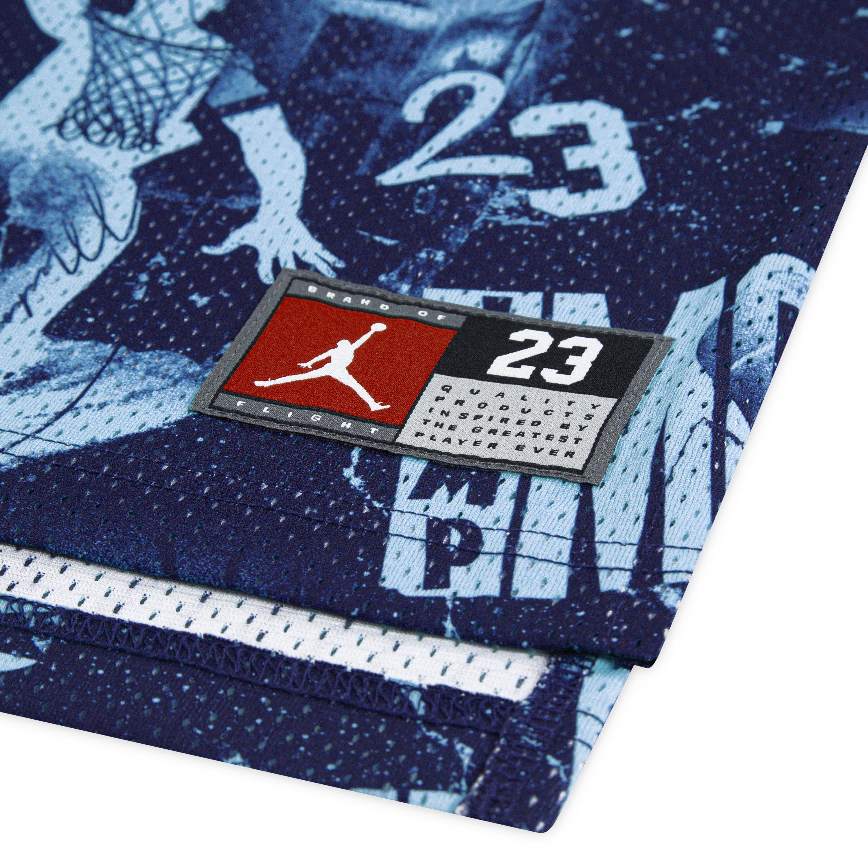 Jordan Big Boys' Blue/Multi Jersey