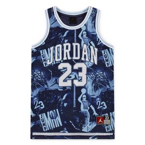Jordan Big Boys' Jersey - Blue/Multi