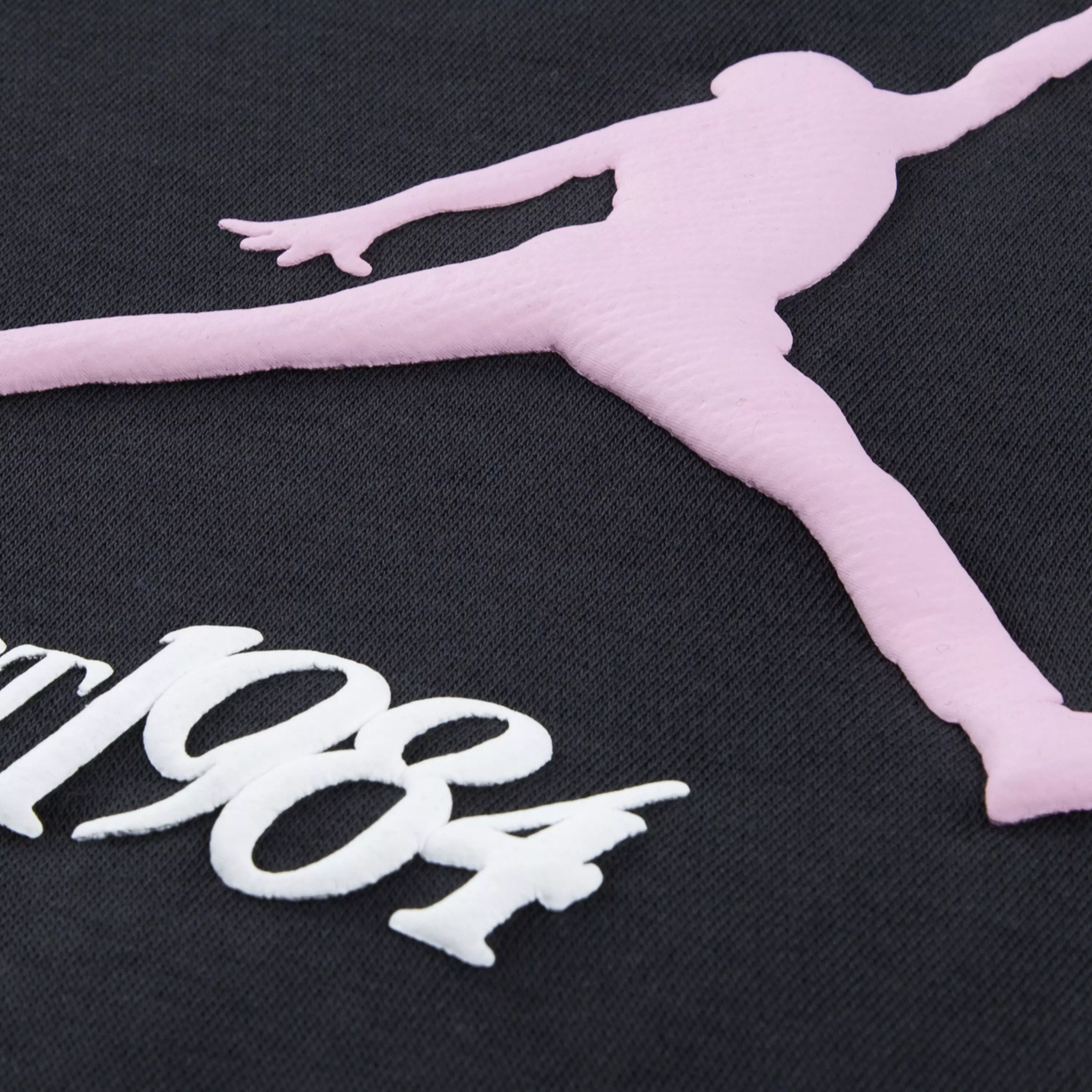 Jordan Big Girls' Crew - Grey/Pink - GREY/PINK