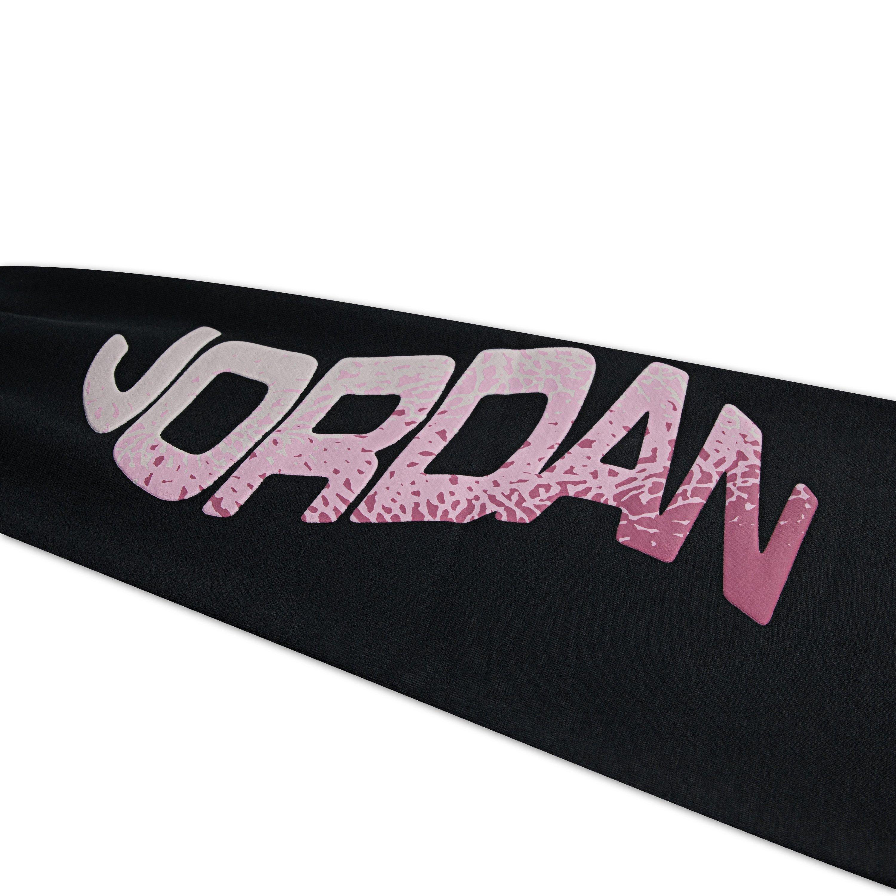 Jordan Fleece Big Girls' Grey/Pink Pants