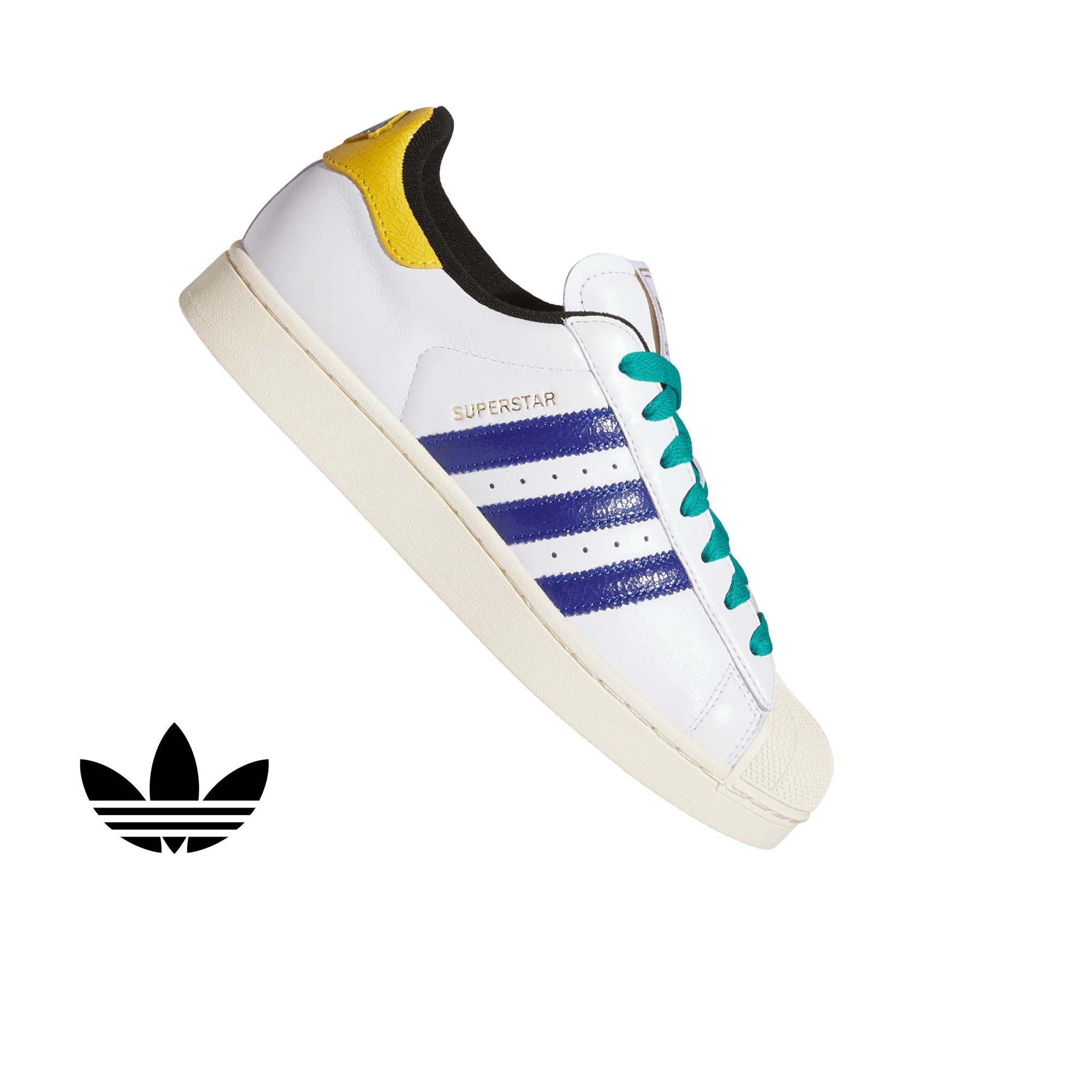 adidas Originals Superstar II "404 Day" Grade School Kids' Shoe - WHITE/MULTI Thumbnail View 1