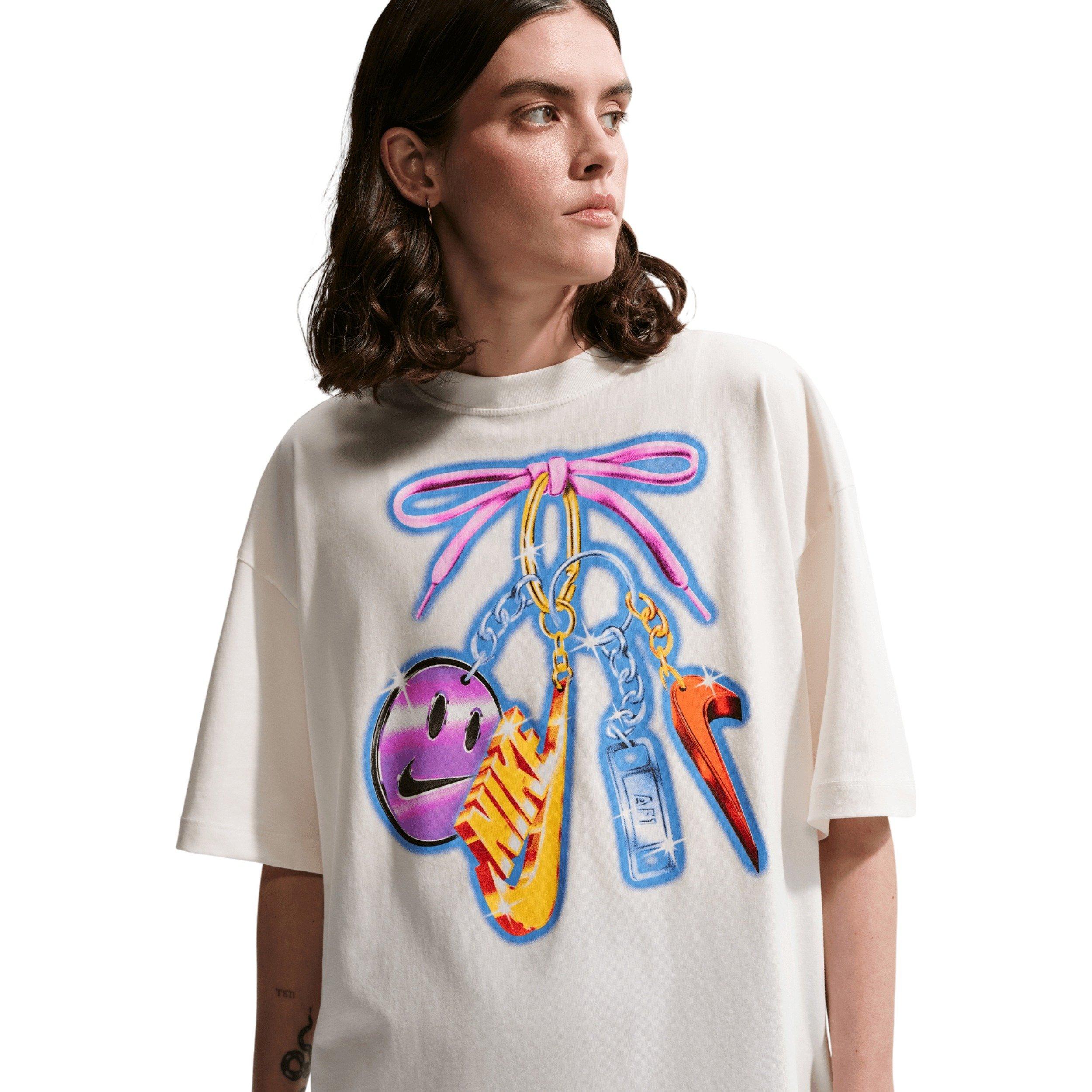 Nike Women's Sportswear Classic Oversized Tee - SAIL Thumbnail View 3