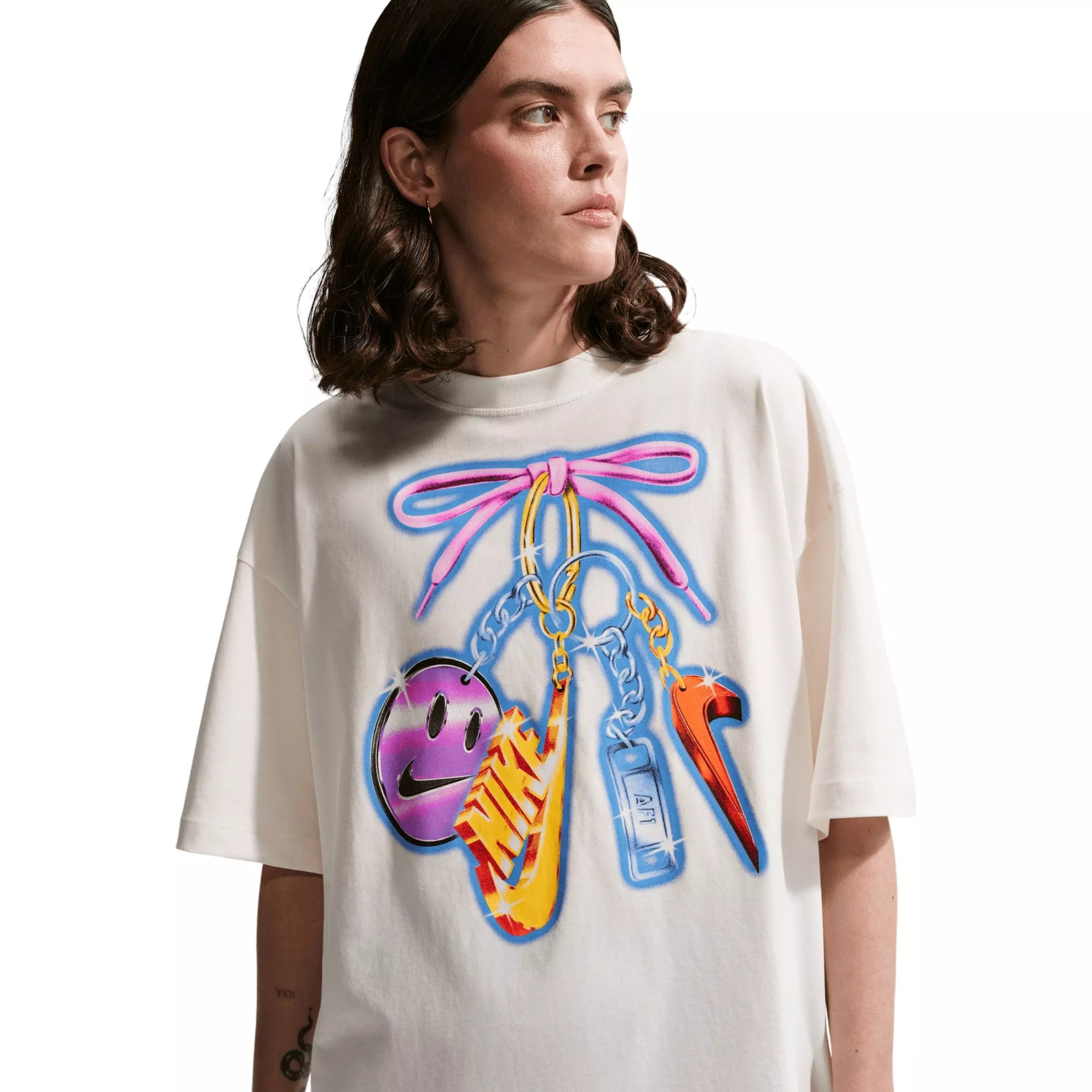 Nike Women's Sportswear Classic Oversized Tee - SAIL