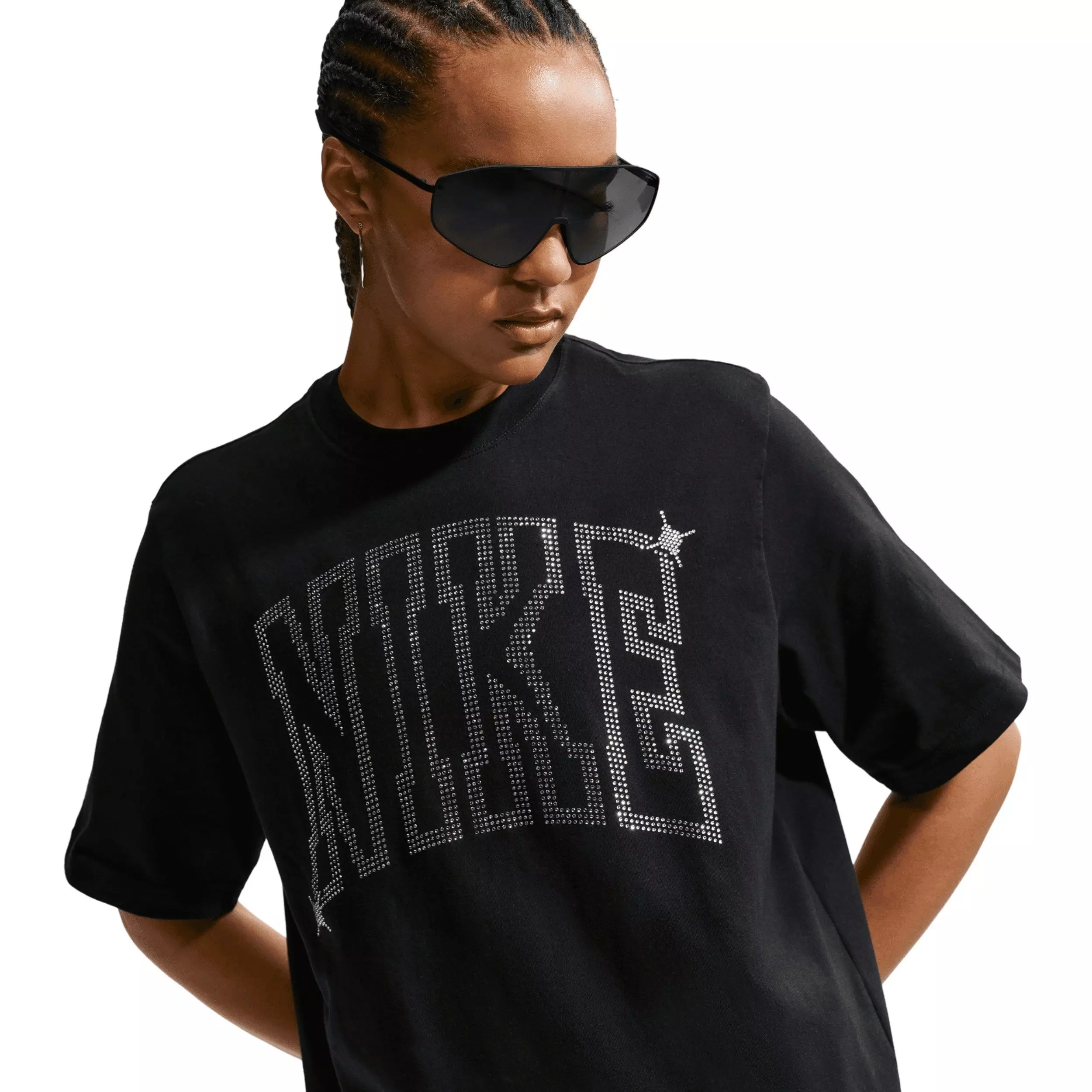 Nike Women's Sportswear Classic Loose Tee - BLACK