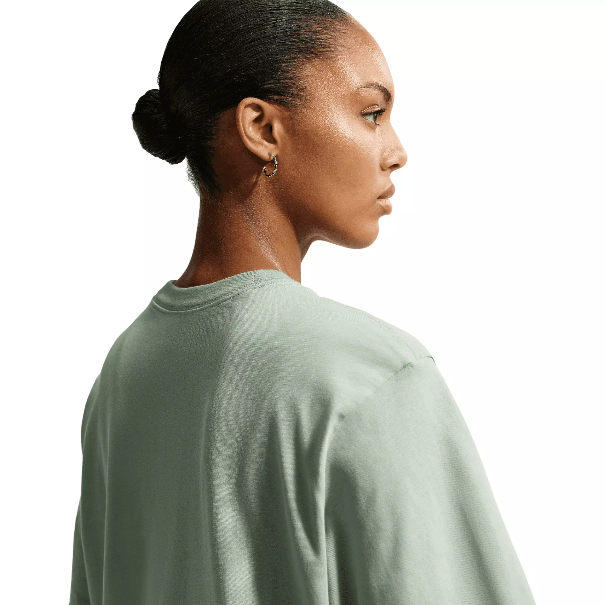 Nike Women's Sportswear Classic Loose Tee-Sage Green - SAGE GREEN