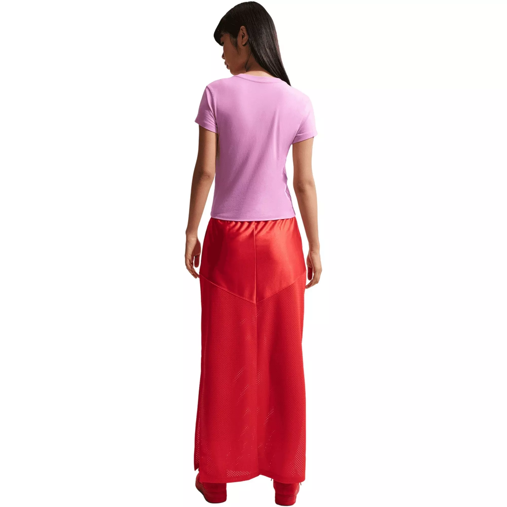 Nike Women's Sportswear Chill Knit Crop Tee - MAGENTA