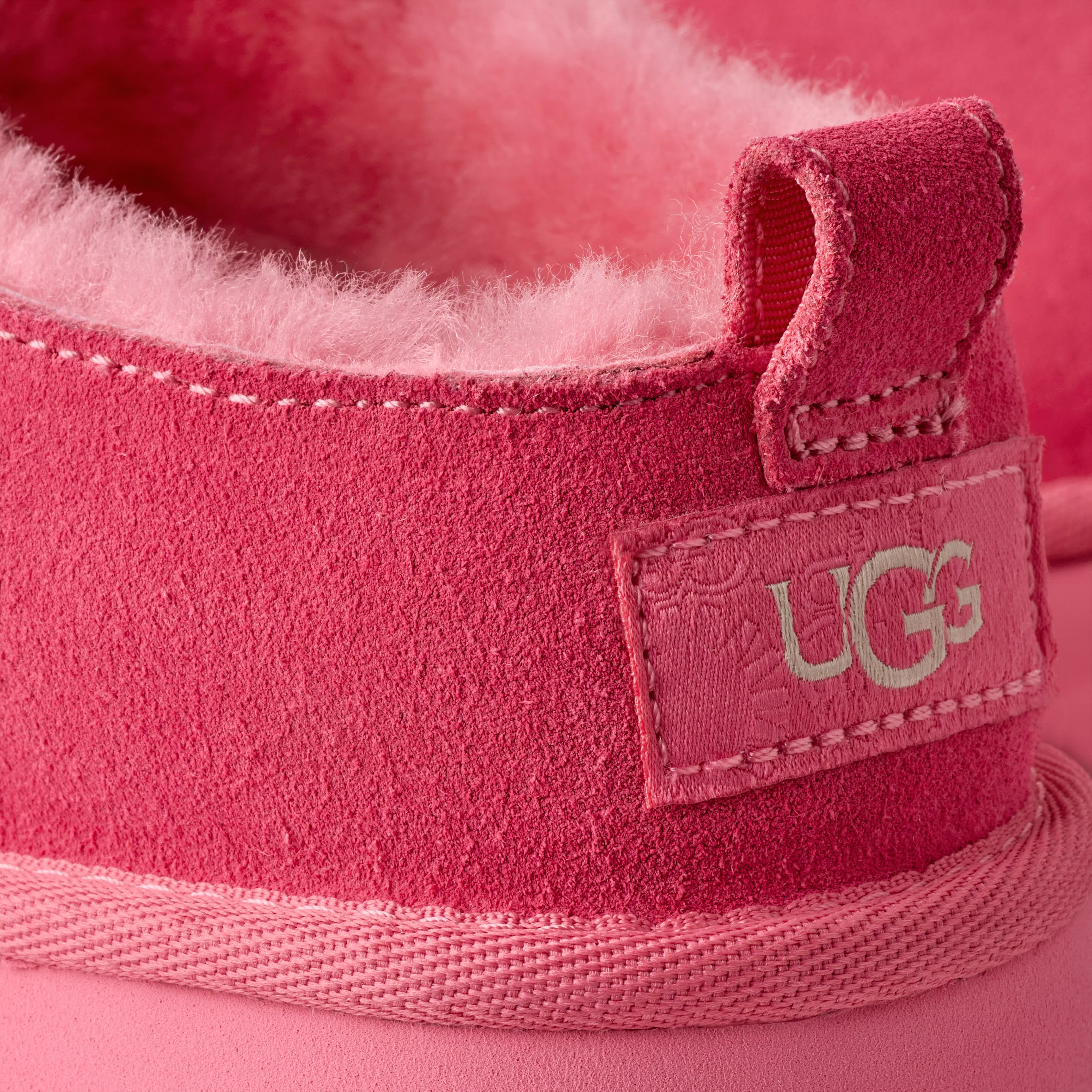 UGG Classic Micro "Pink Bloom" Grade School Girls' Boot - PINK