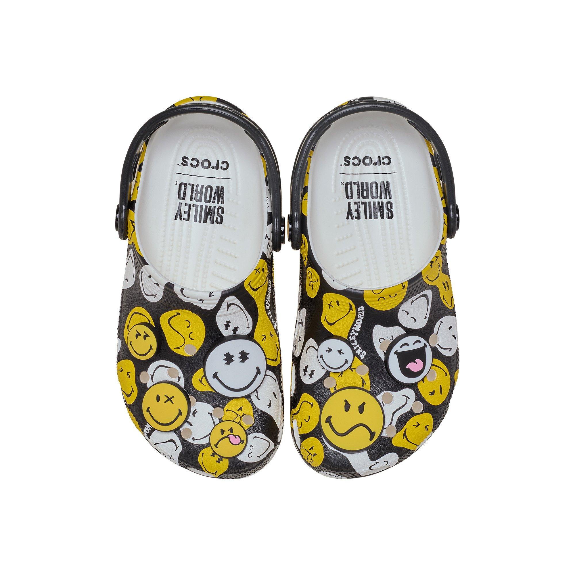 Crocs Classic Preschool Kids' "SmileyWorld" Clog