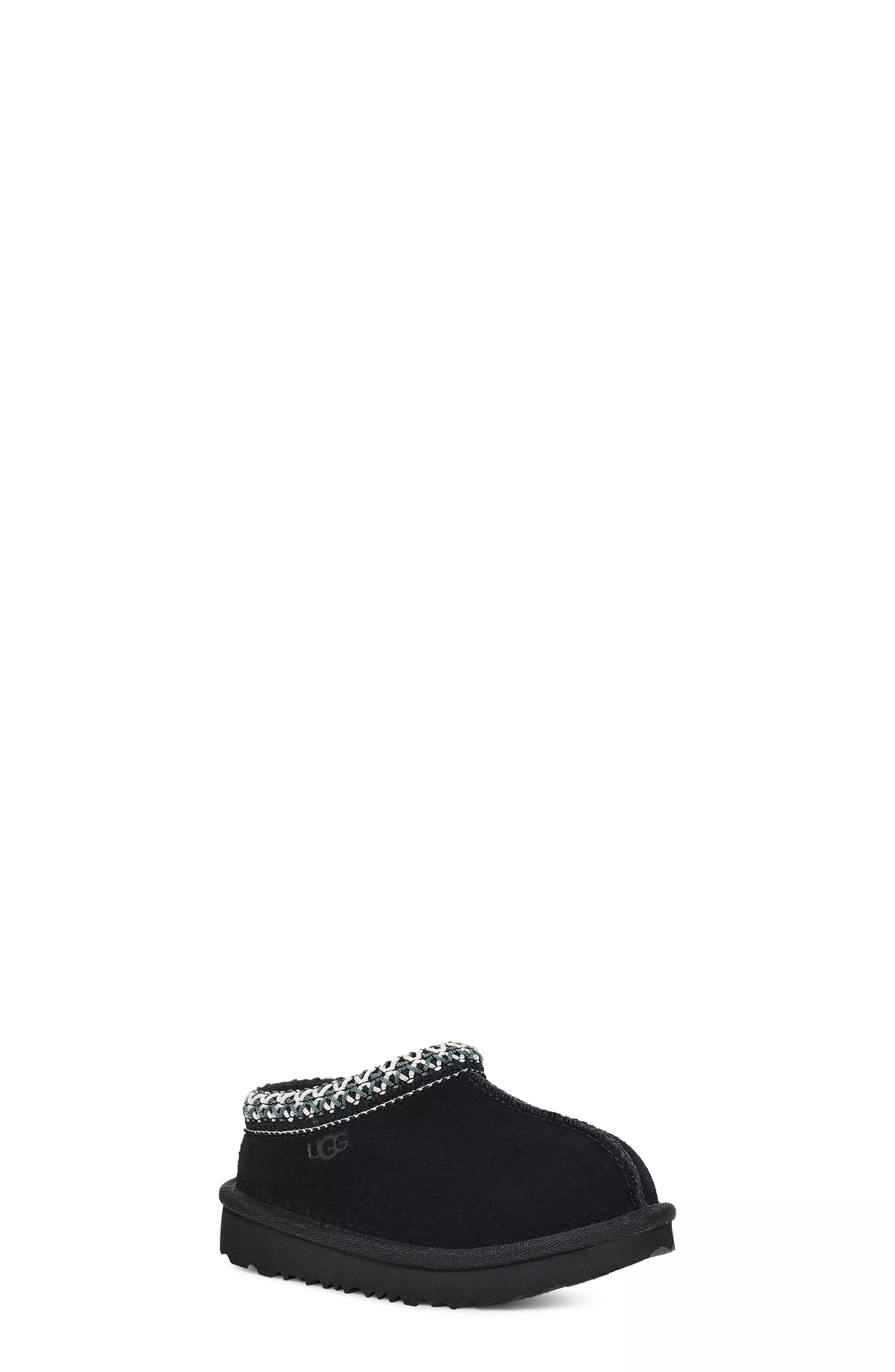 UGG Tasman II "Black" Toddler Girls' Slipper - BLACK