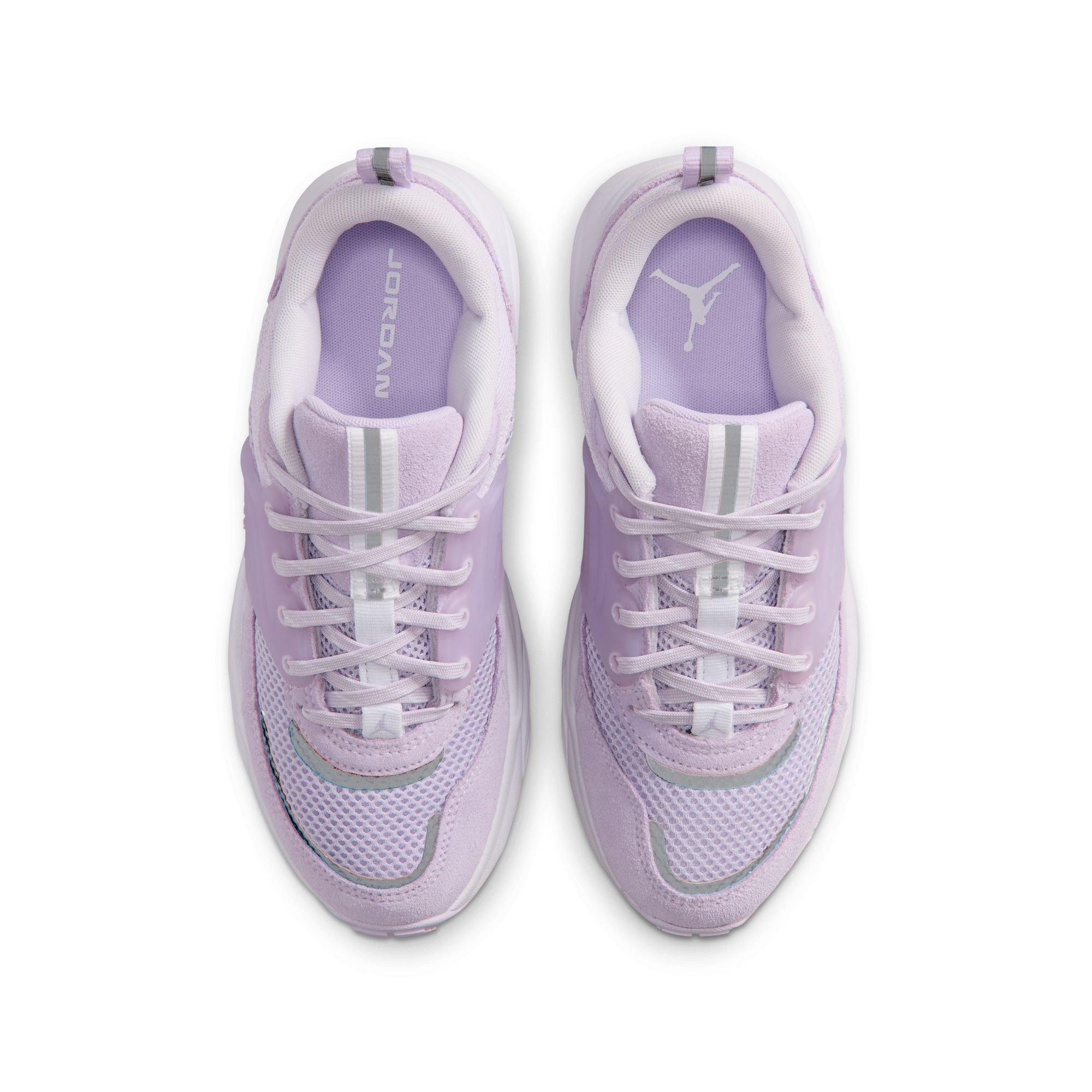 Jordan Trunner O/S "Violet Mist/White/Barely Grape" Grade School Girls' Shoe - PURPLE Thumbnail View 6