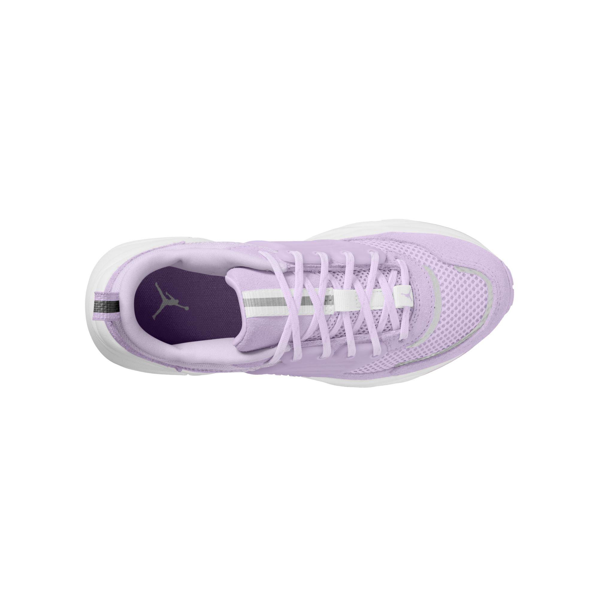 Jordan Trunner O/S "Violet Mist/White/Barely Grape" Grade School Girls' Shoe - PURPLE Thumbnail View 8