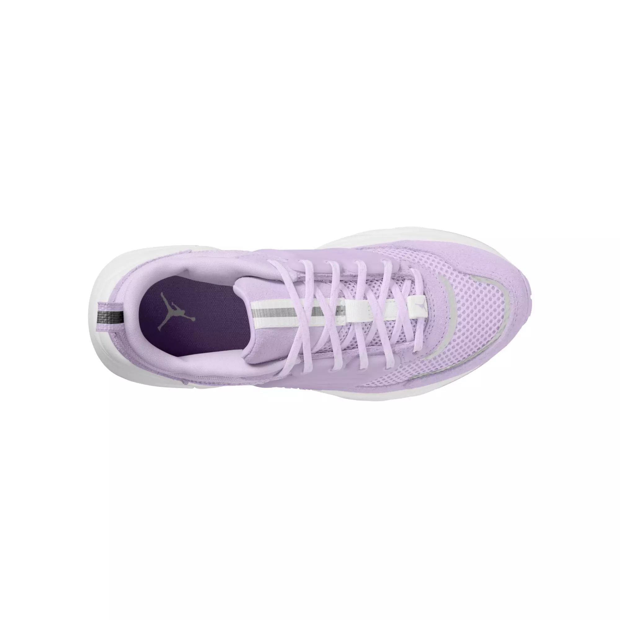 Jordan Trunner O/S "Violet Mist/White/Barely Grape" Grade School Girls' Shoe - PURPLE