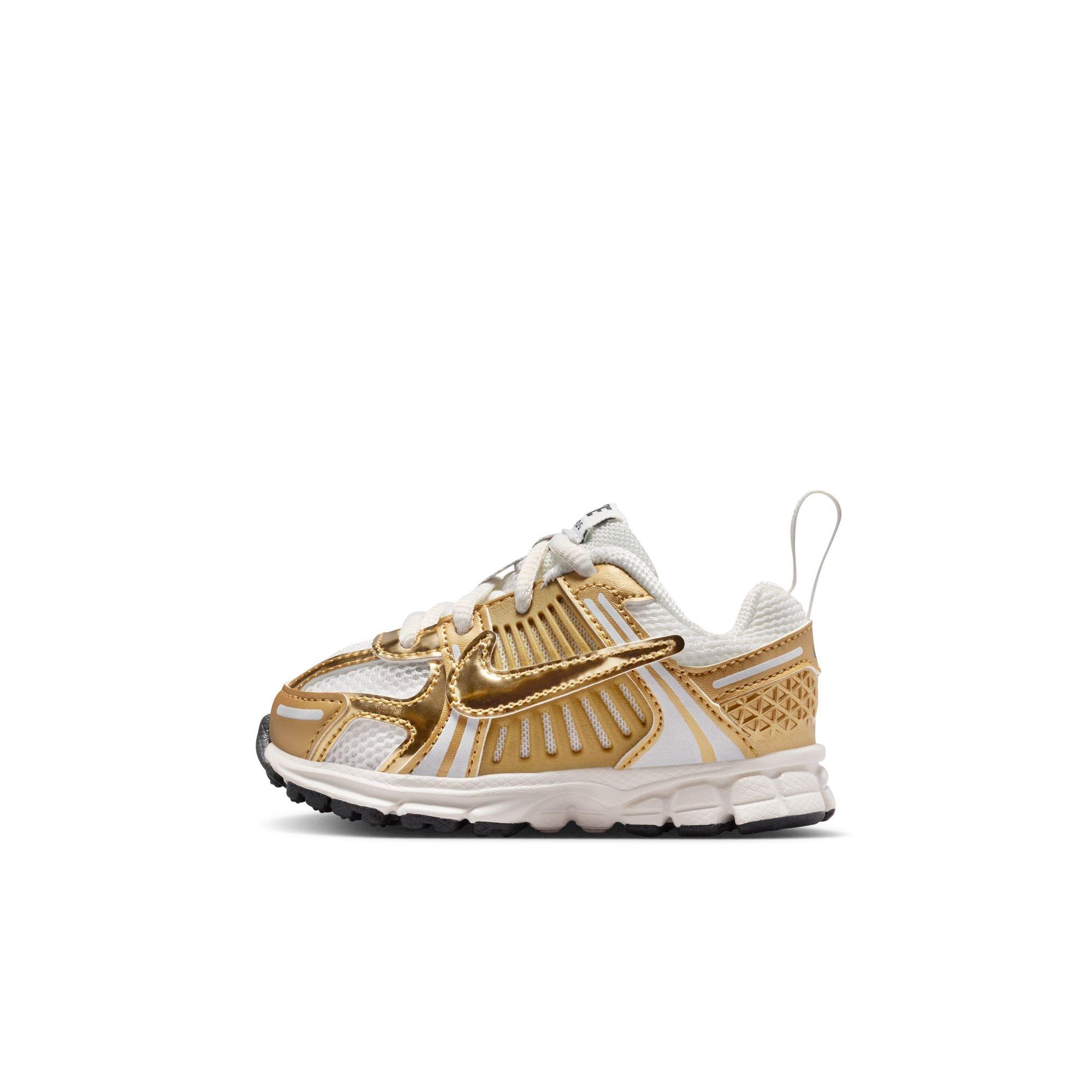Nike Vomero 5 Toddler Girls' "Sail/Metallic Gold/Anthracite" Shoe