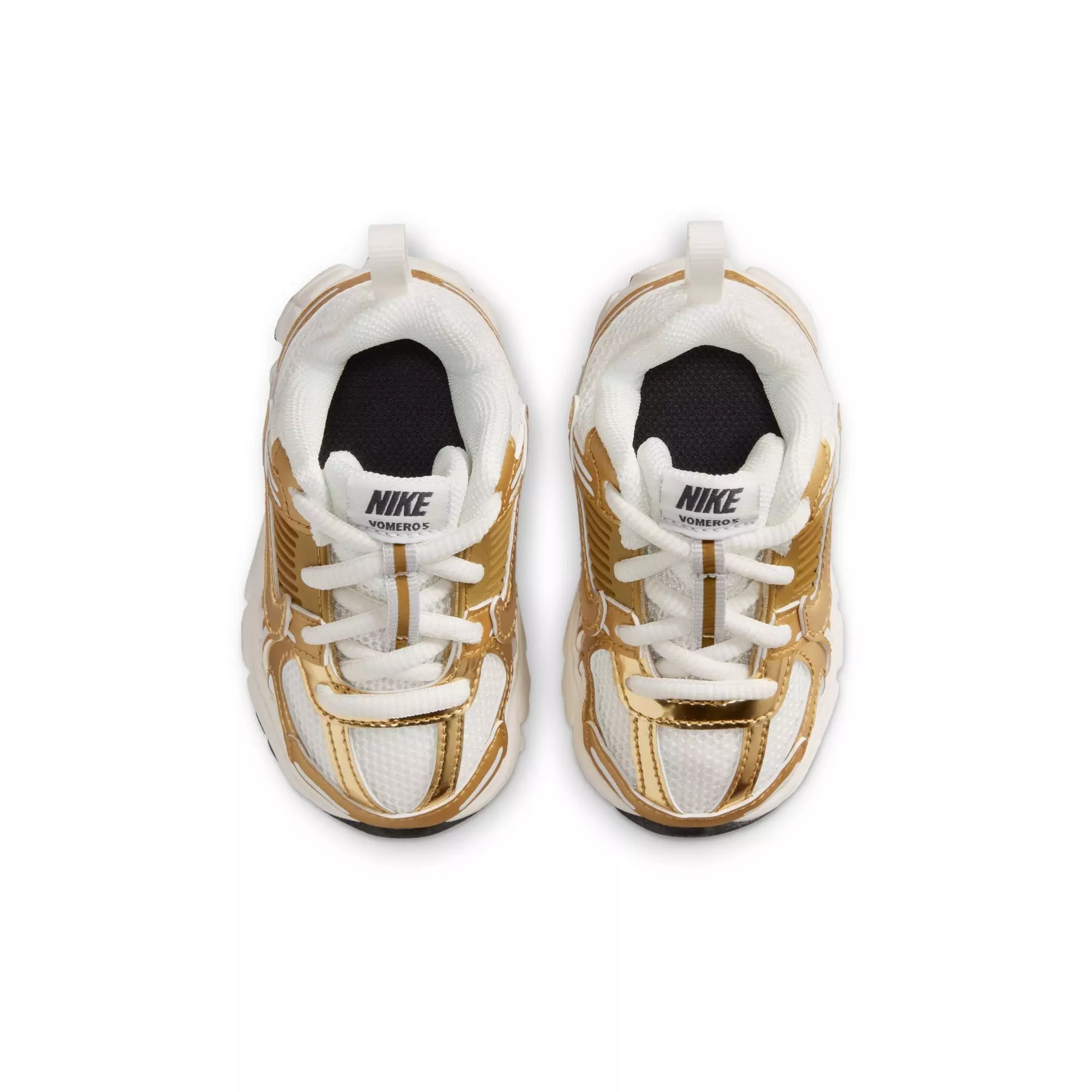 Nike Vomero 5 "Sail/Metallic Gold/Anthracite" Toddler Girls' Shoe - GOLD