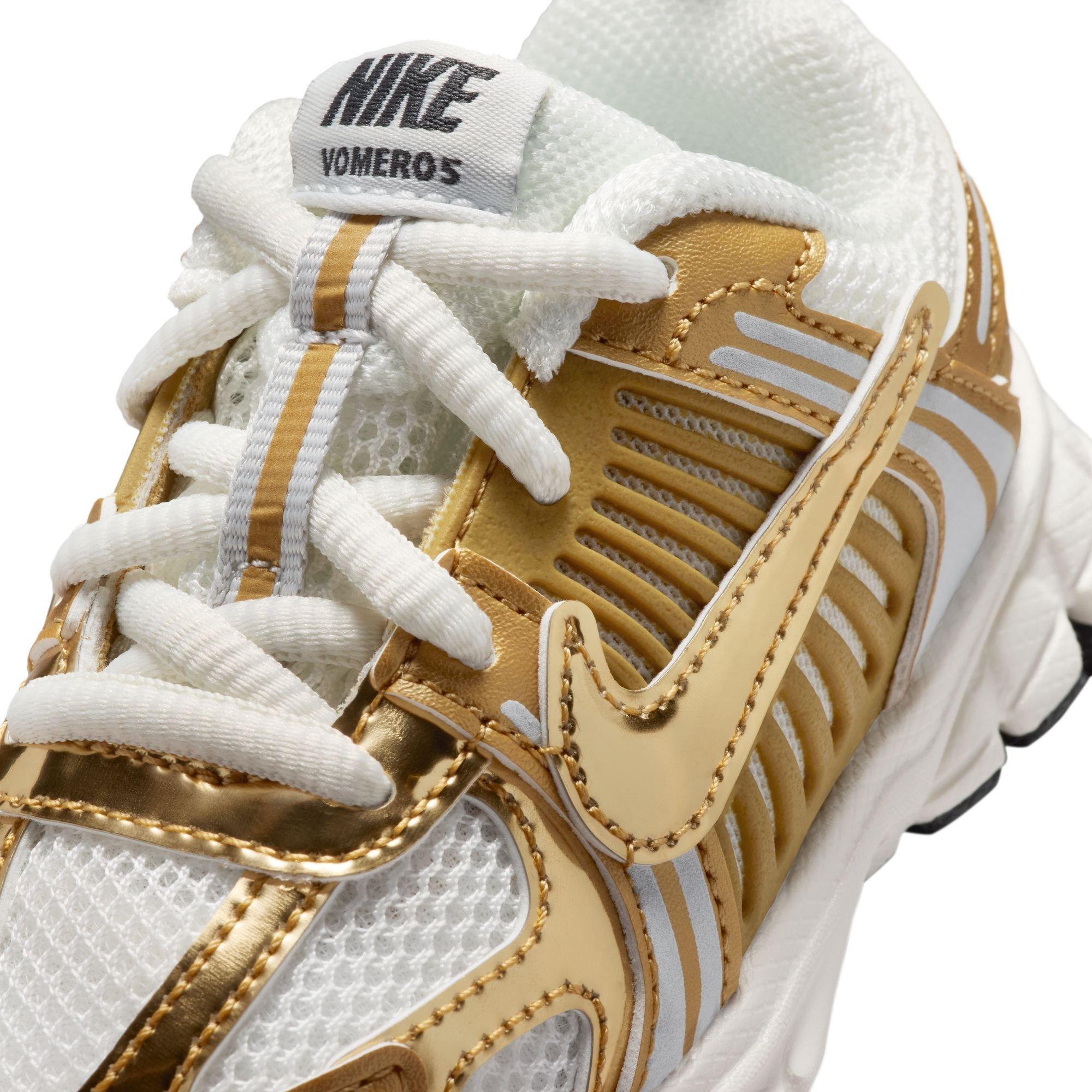 Nike Vomero 5 Toddler Girls' "Sail/Metallic Gold/Anthracite" Shoe