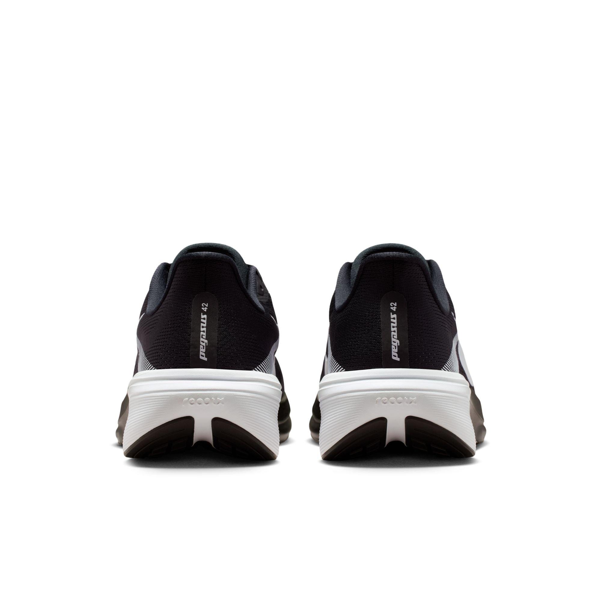 Nike Pegasus 42 "Black/White" Men's Road Running Shoe - BLACK/WHITE/PHOTON DUST Thumbnail View 9