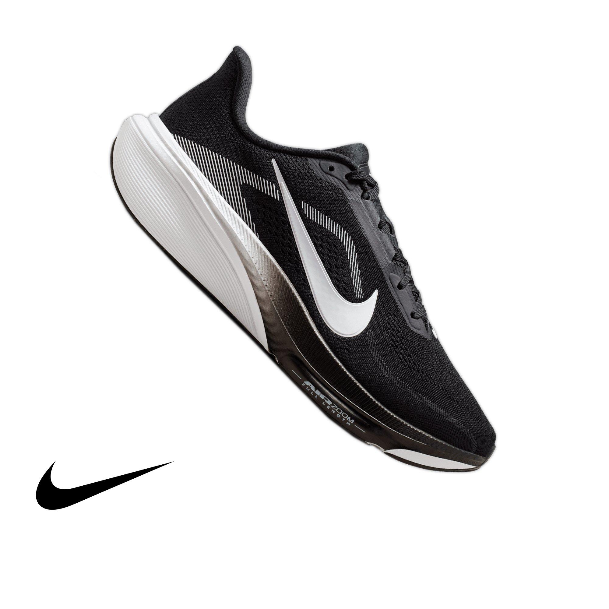 Nike Pegasus 42 "Black/White" Men's Road Running Shoe - BLACK/WHITE/PHOTON DUST Thumbnail View 1