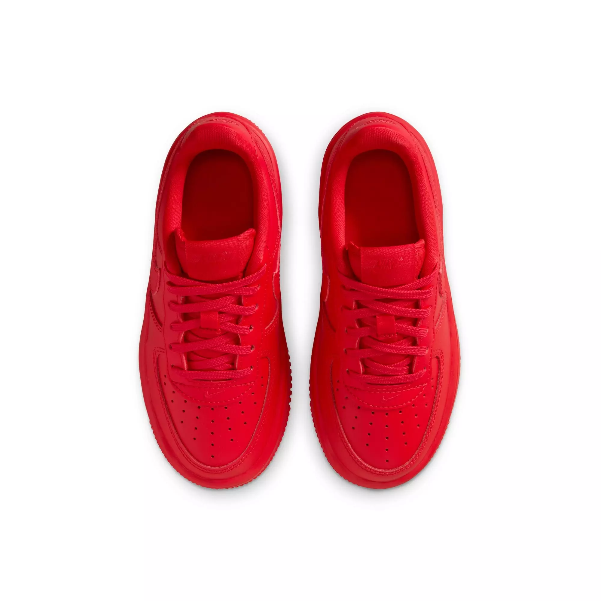 Nike Air Force 1 Low "University Red/Black" Preschool Boys' Shoe - RED