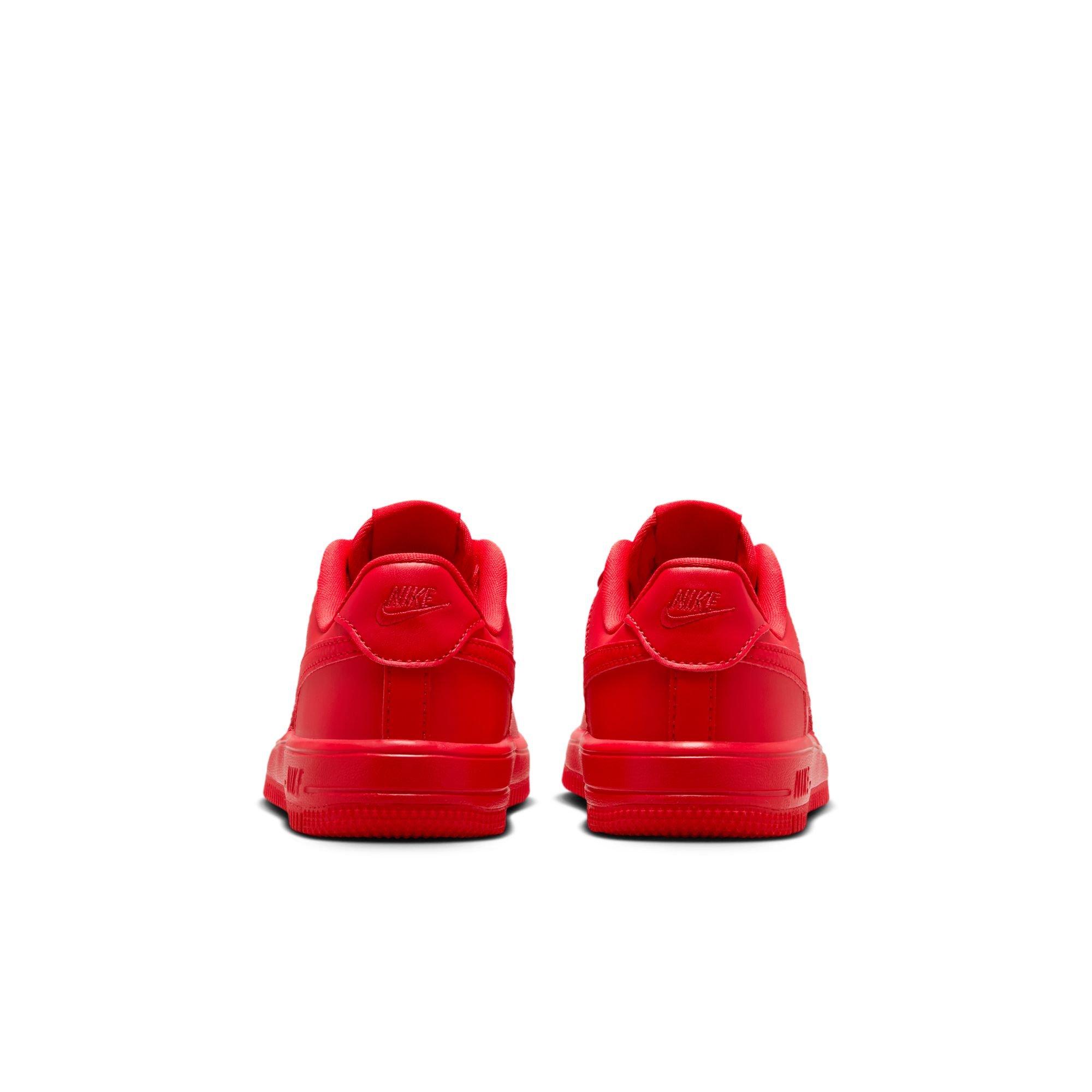 Nike Air Force 1 Low "University Red/Black" Preschool Boys' Shoe - RED Thumbnail View 7