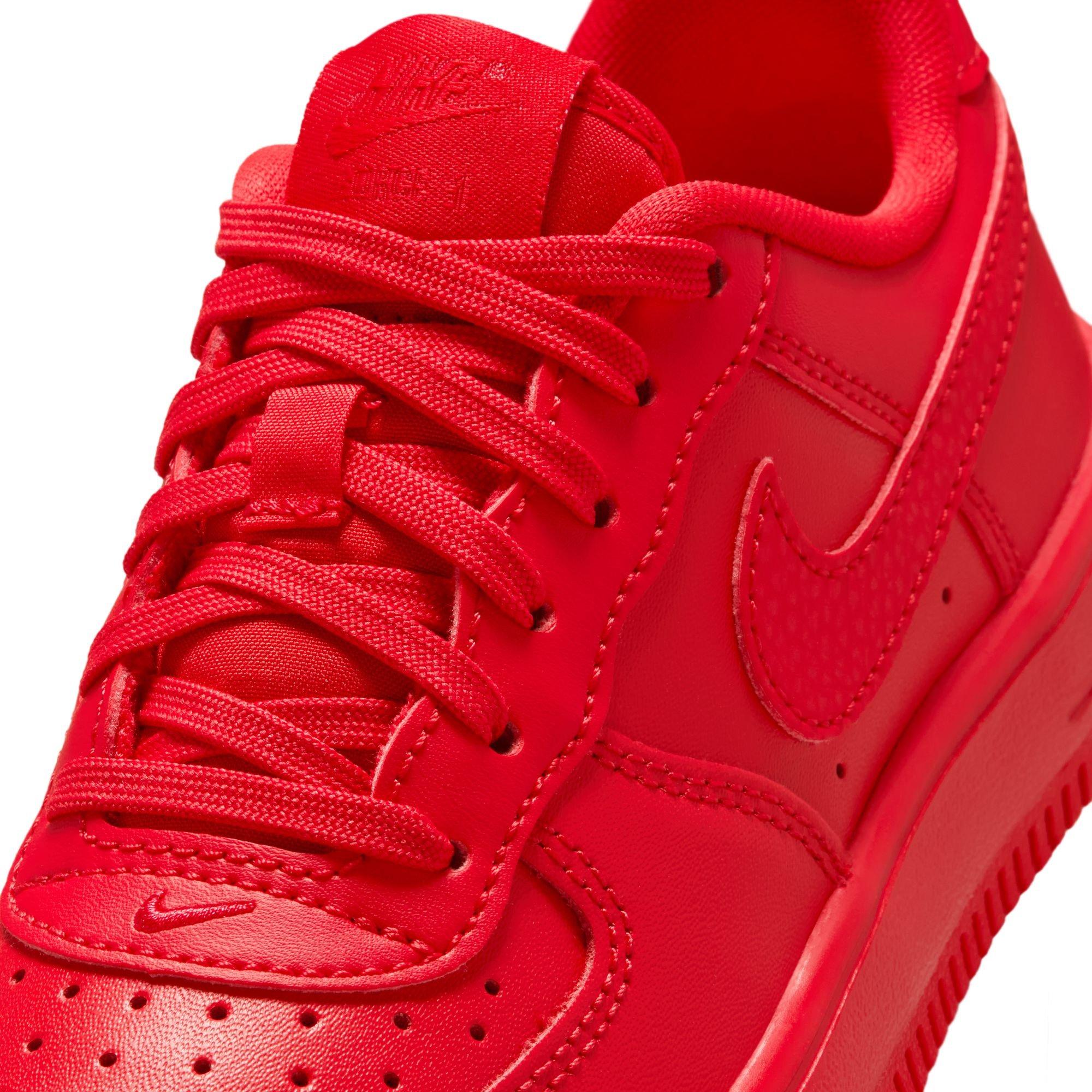 Nike Air Force 1 Low "University Red/Black" Preschool Boys' Shoe - RED Thumbnail View 9