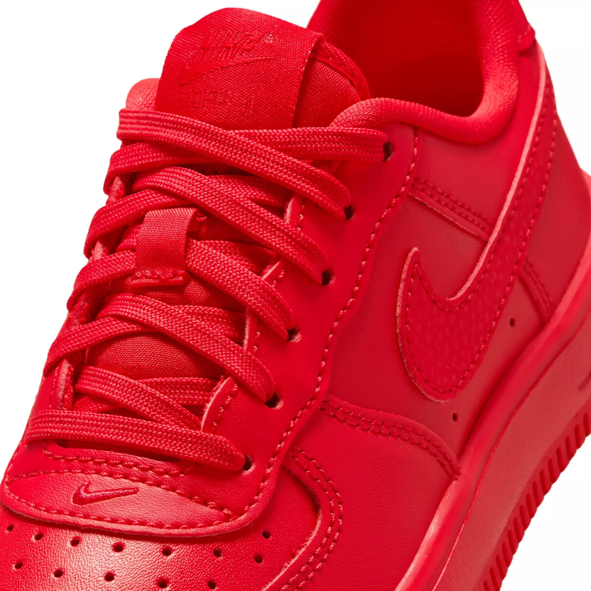 Nike Air Force 1 Low "University Red/Black" Preschool Boys' Shoe - RED