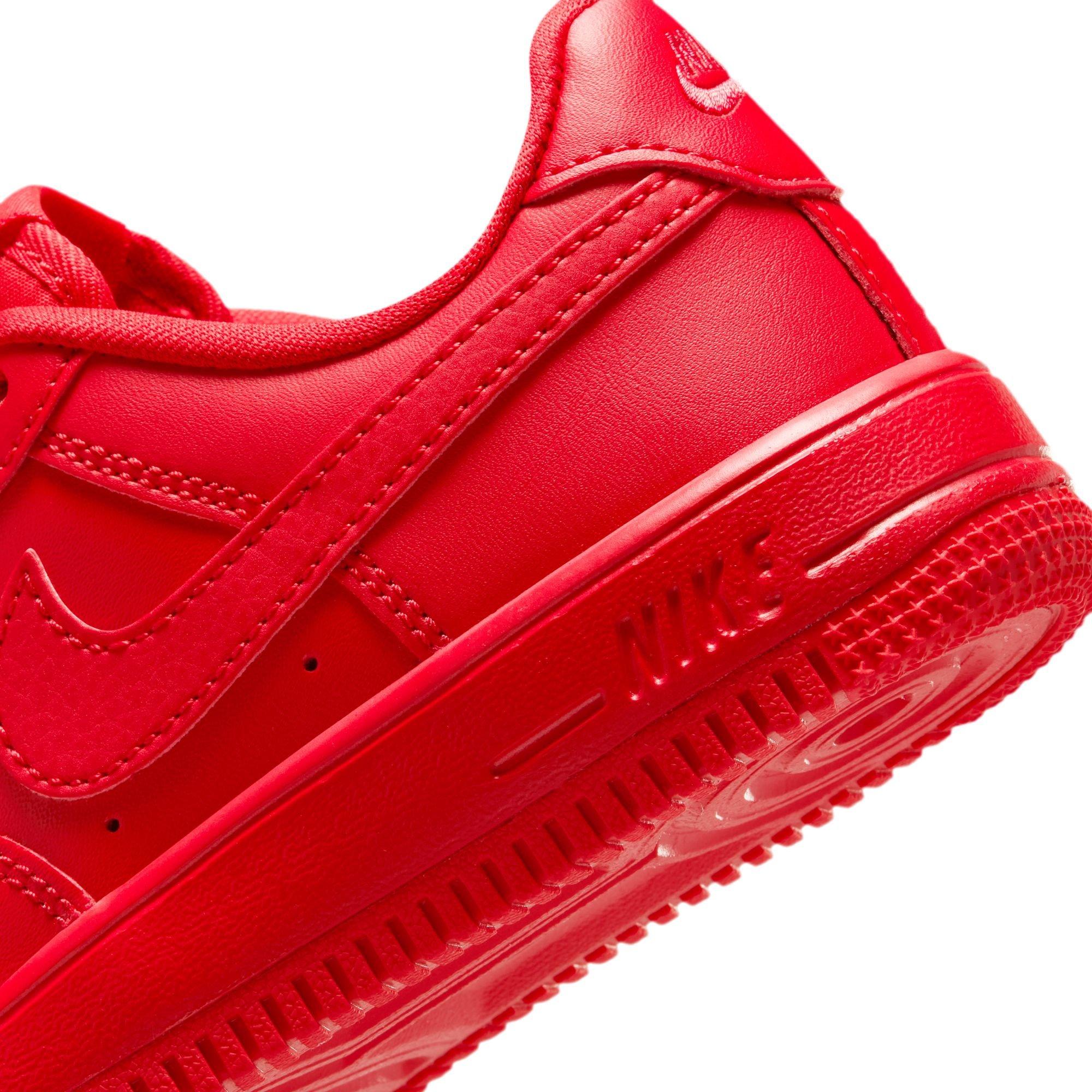 Nike Air Force 1 Low "University Red/Black" Preschool Boys' Shoe - RED Thumbnail View 10