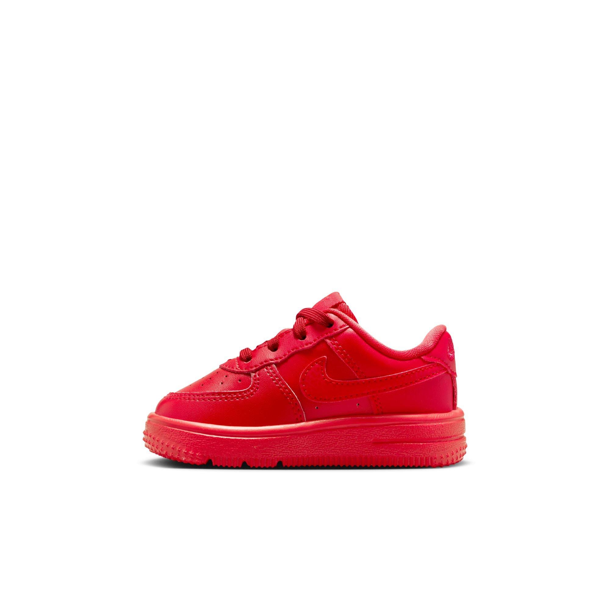 Nike Air Force 1 Low "University Red/Black" Toddler Boys' Shoe - RED Thumbnail View 4
