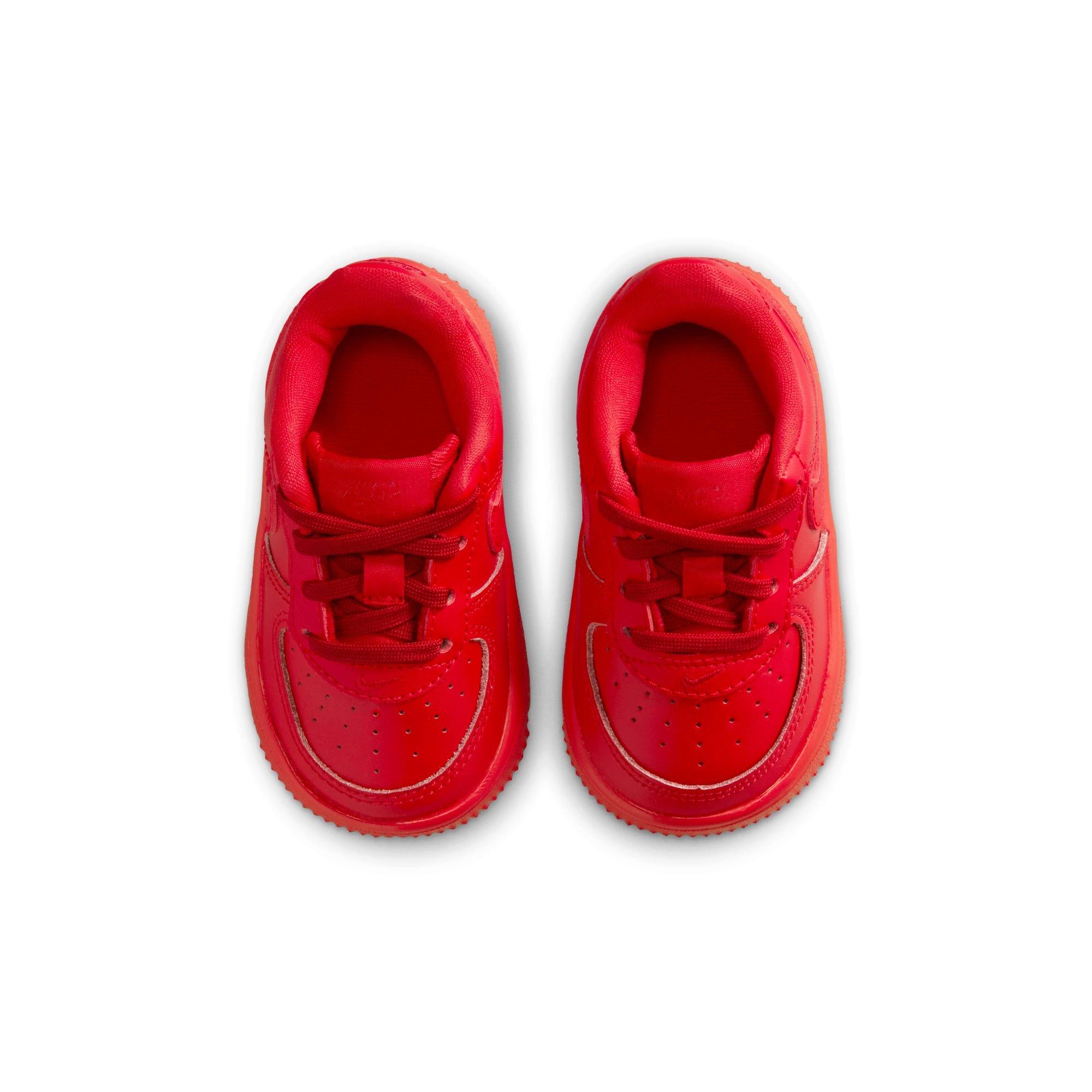 Nike Air Force 1 Low "University Red/Black" Toddler Boys' Shoe - RED Thumbnail View 6