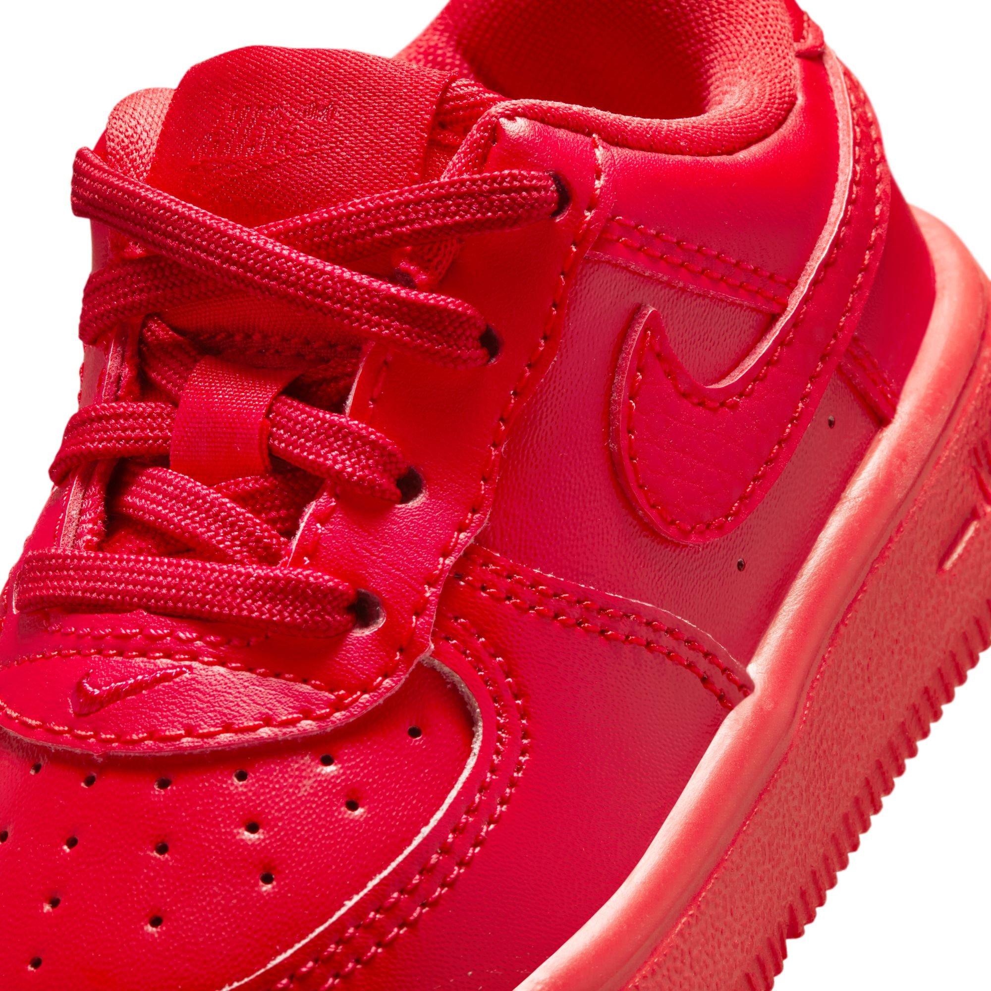 Nike Air Force 1 Low "University Red/Black" Toddler Boys' Shoe - RED Thumbnail View 9