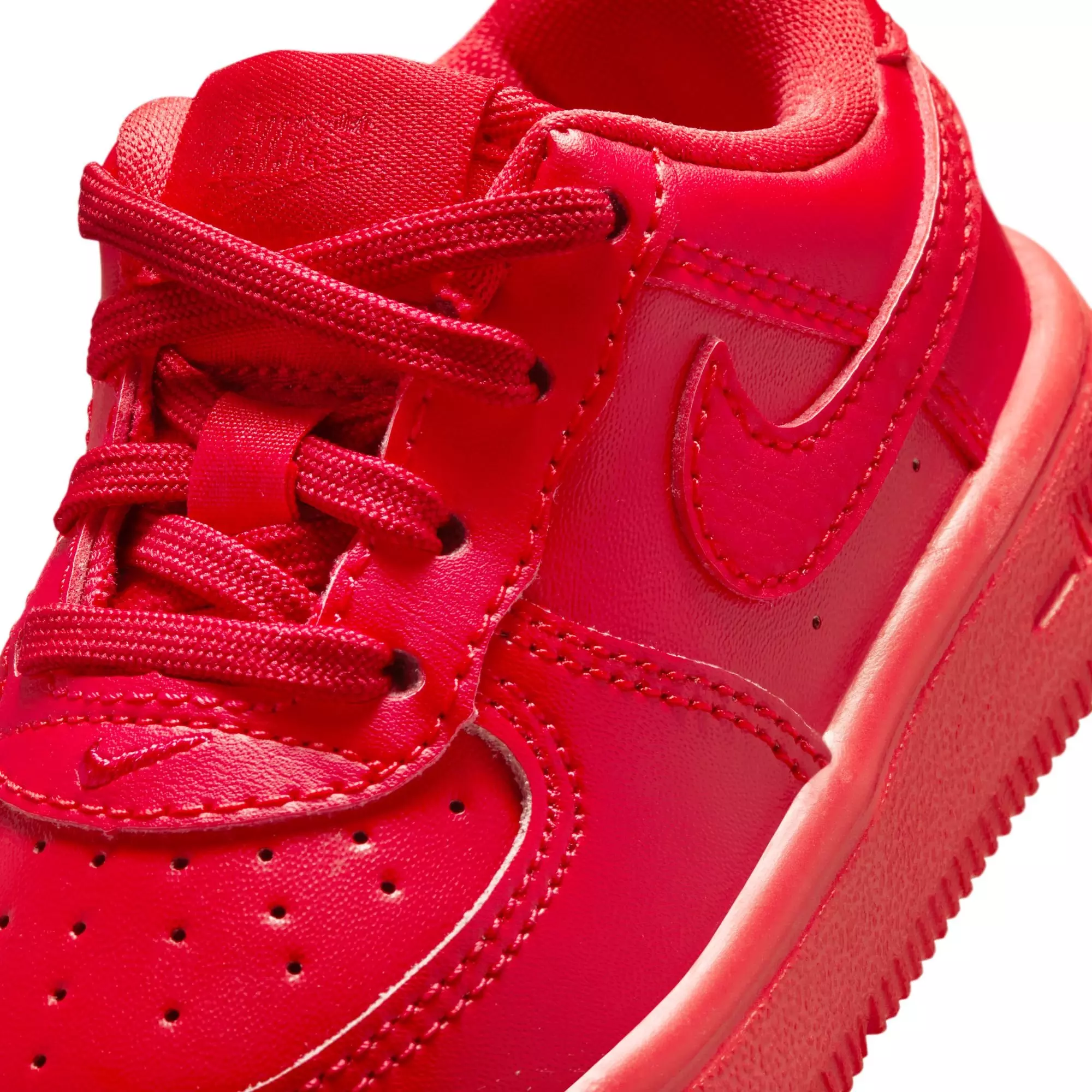 Nike Air Force 1 Low "University Red/Black" Toddler Boys' Shoe - RED