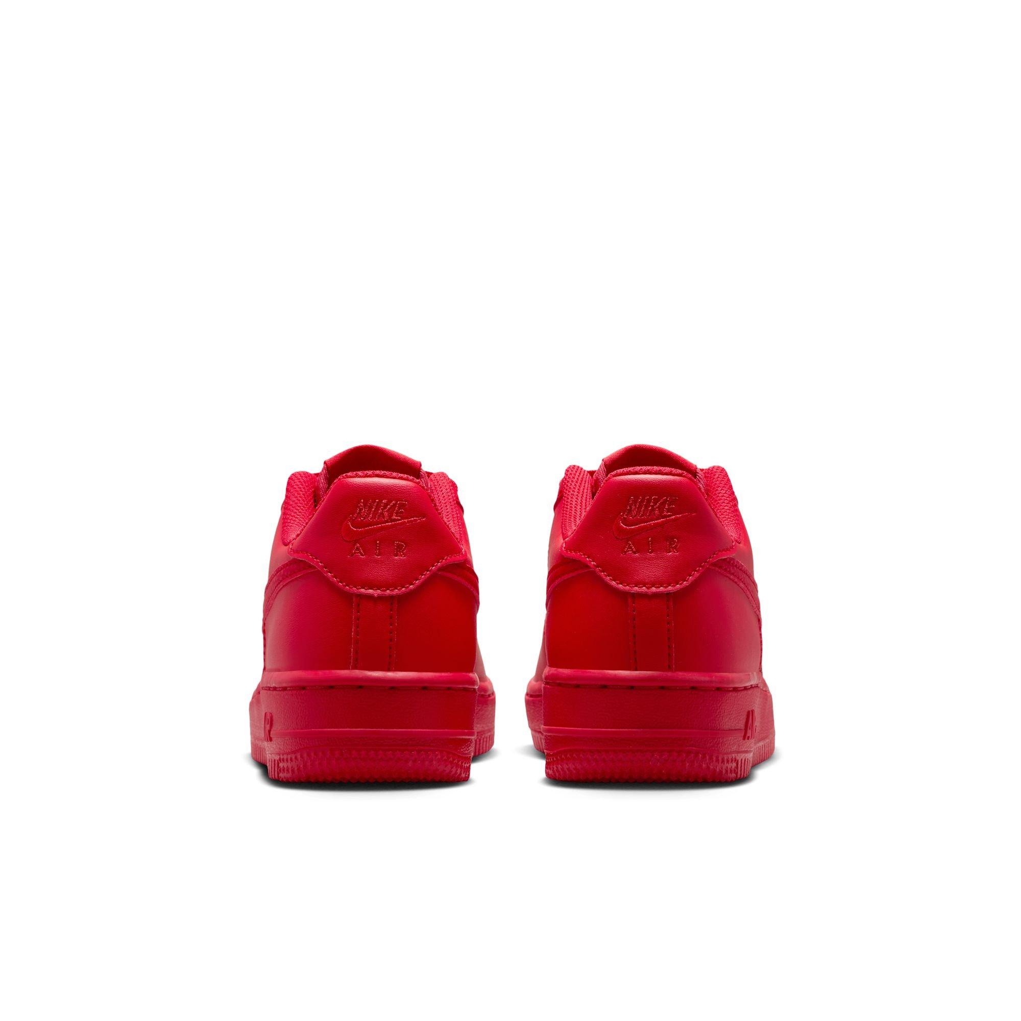 Nike Air Force 1 "University Red/Black" Grade School Boys' Shoe - RED Thumbnail View 7