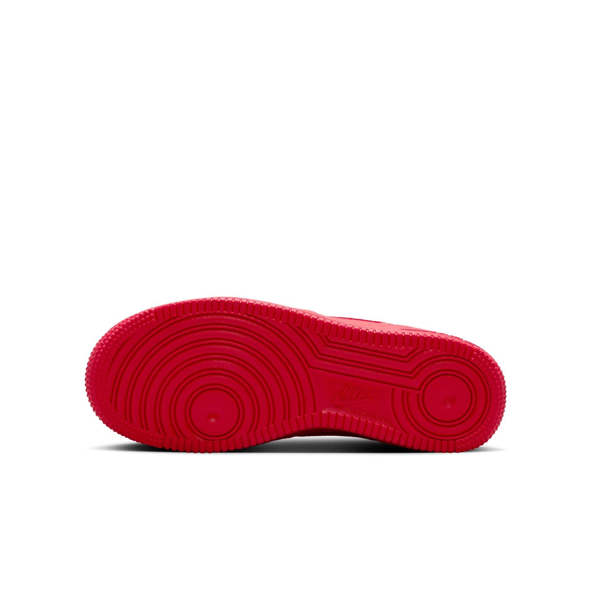 Nike Air Force 1 "University Red/Black" Grade School Boys' Shoe - RED Thumbnail View 8