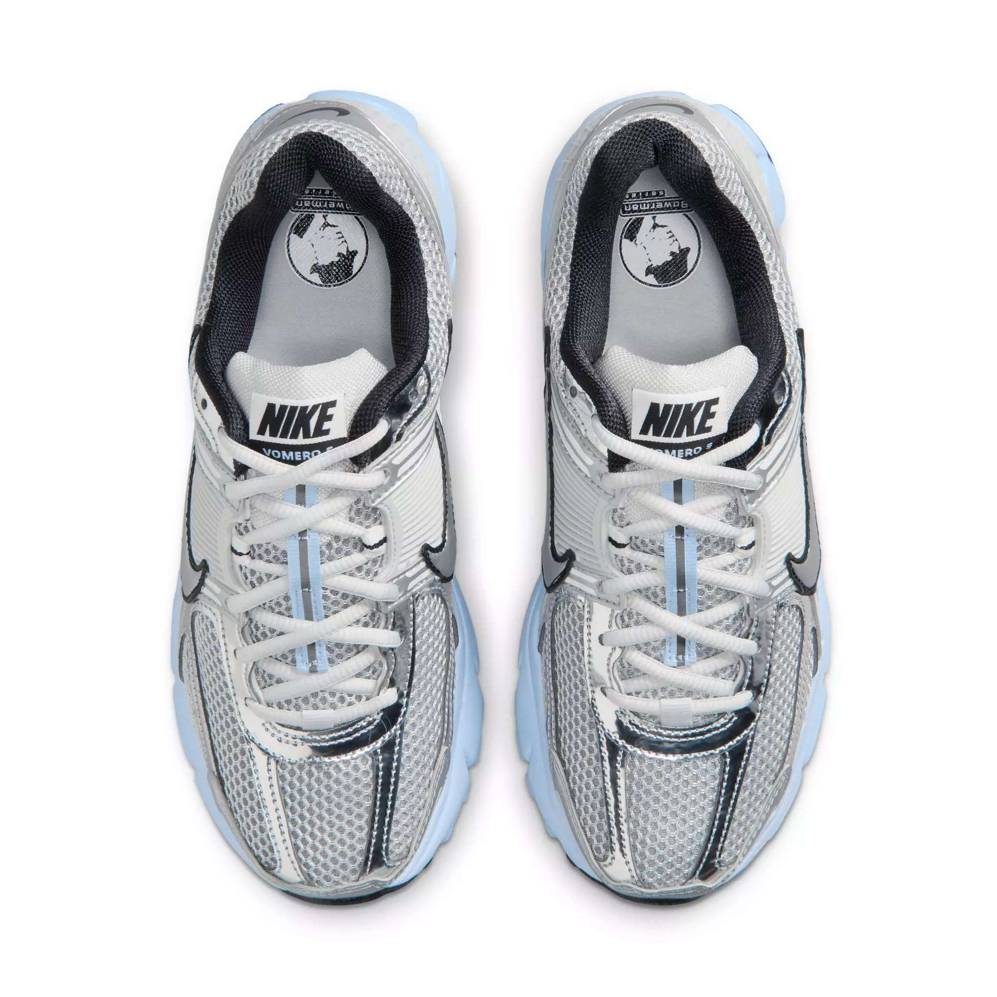 Nike Zoom Vomero 5 "Photon Dust/Metallic Silver" Women's Shoe - SILVER/BLUE