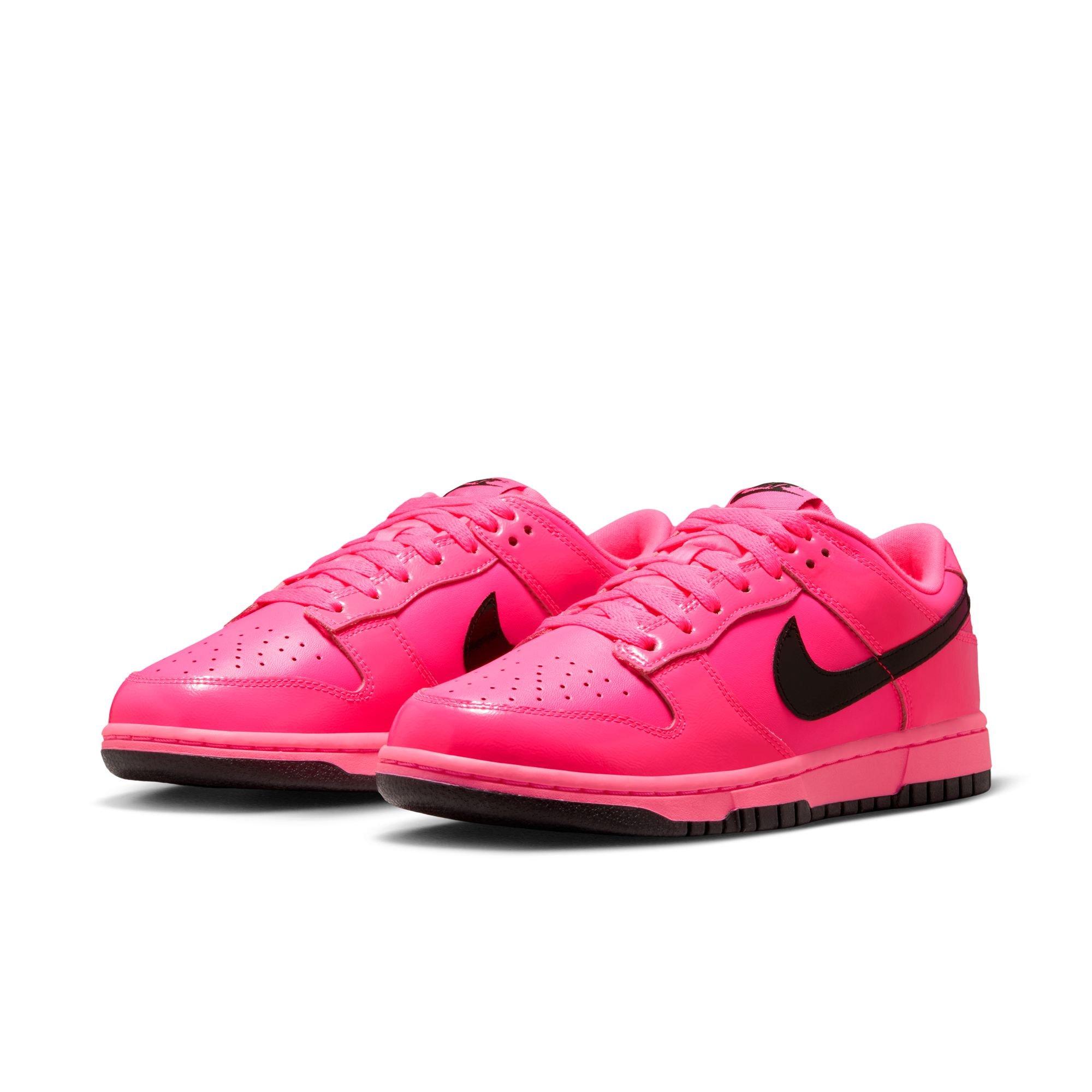 Nike Dunk Low "Pink Blast/Black" Women's Shoe - PINK/BLACK Thumbnail View 5