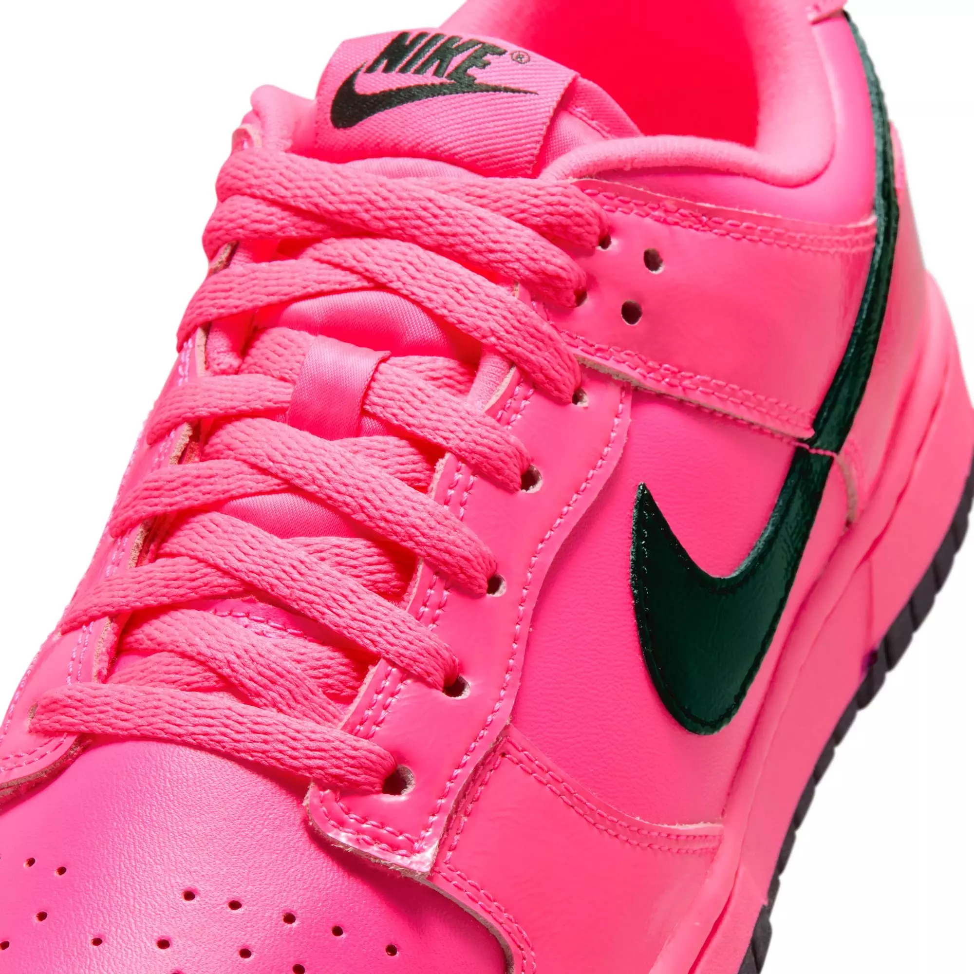 Nike Dunk Low "Pink Blast/Black" Women's Shoe - PINK/BLACK