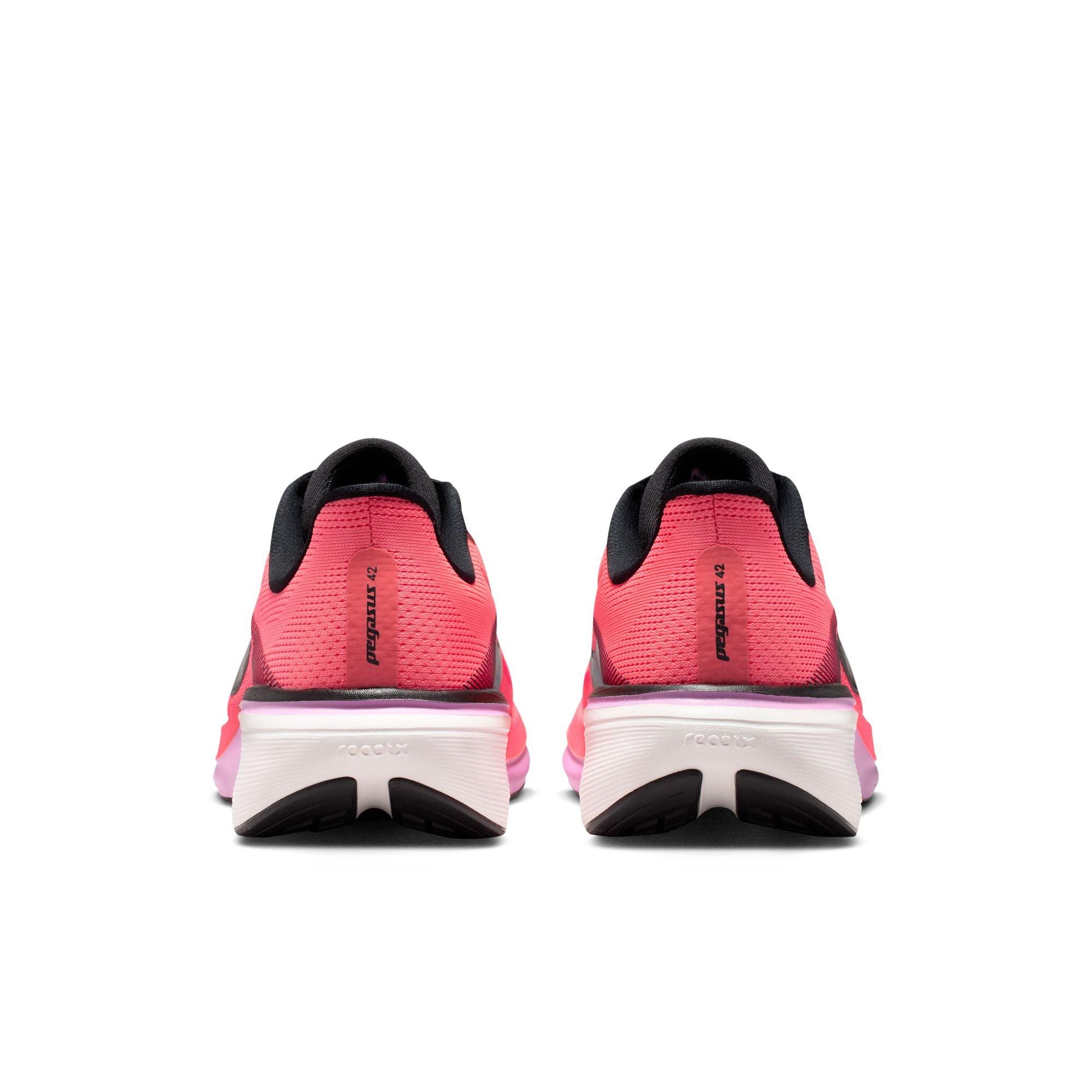 Nike Pegasus 42 "Lava Glow" Women's Road Running Shoe - LAVA GLOW/BLACK/FLASH CRIMSON/LT MAGENTA Thumbnail View 9