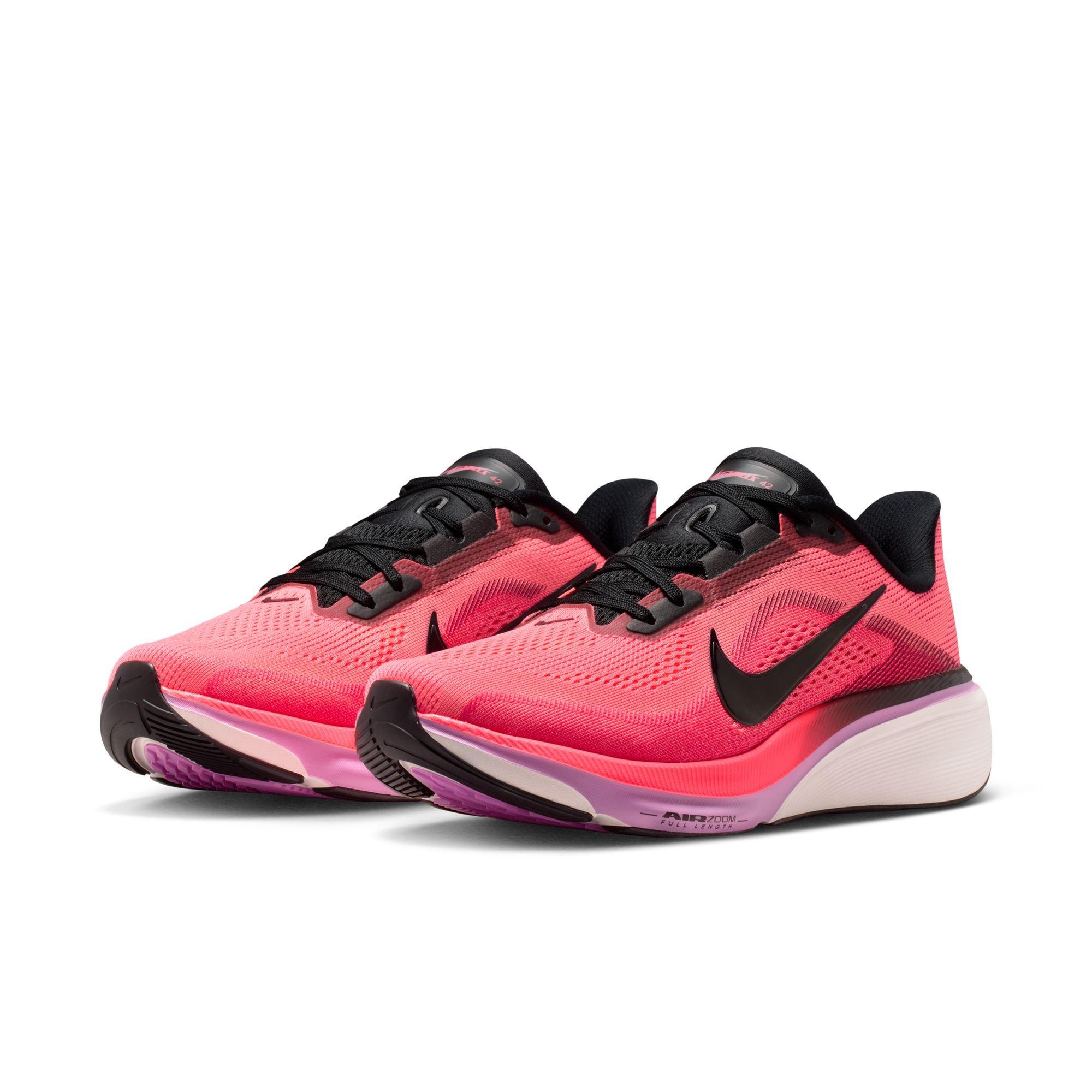 Nike Pegasus 42 "Lava Glow" Women's Road Running Shoe - LAVA GLOW/BLACK/FLASH CRIMSON/LT MAGENTA Thumbnail View 4