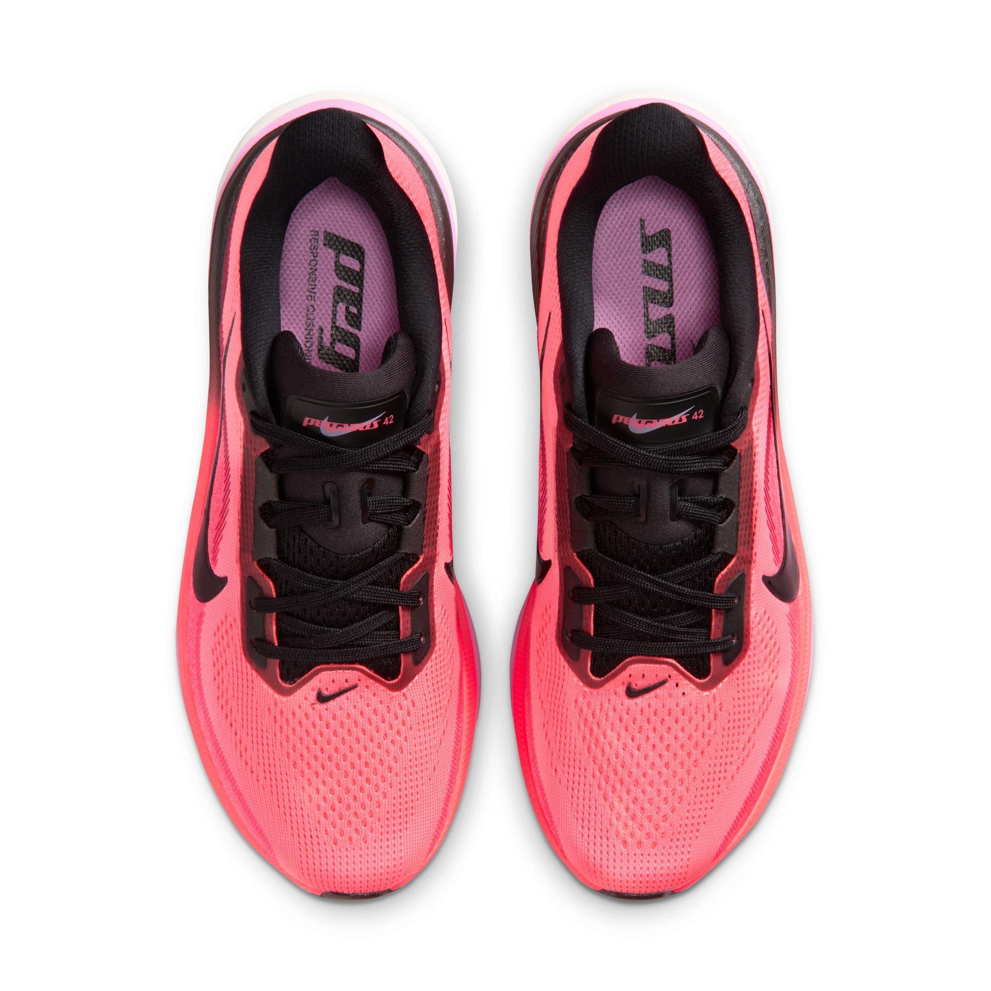 Nike Pegasus 42 "Lava Glow" Women's Road Running Shoe - LAVA GLOW/BLACK/FLASH CRIMSON/LT MAGENTA Thumbnail View 10