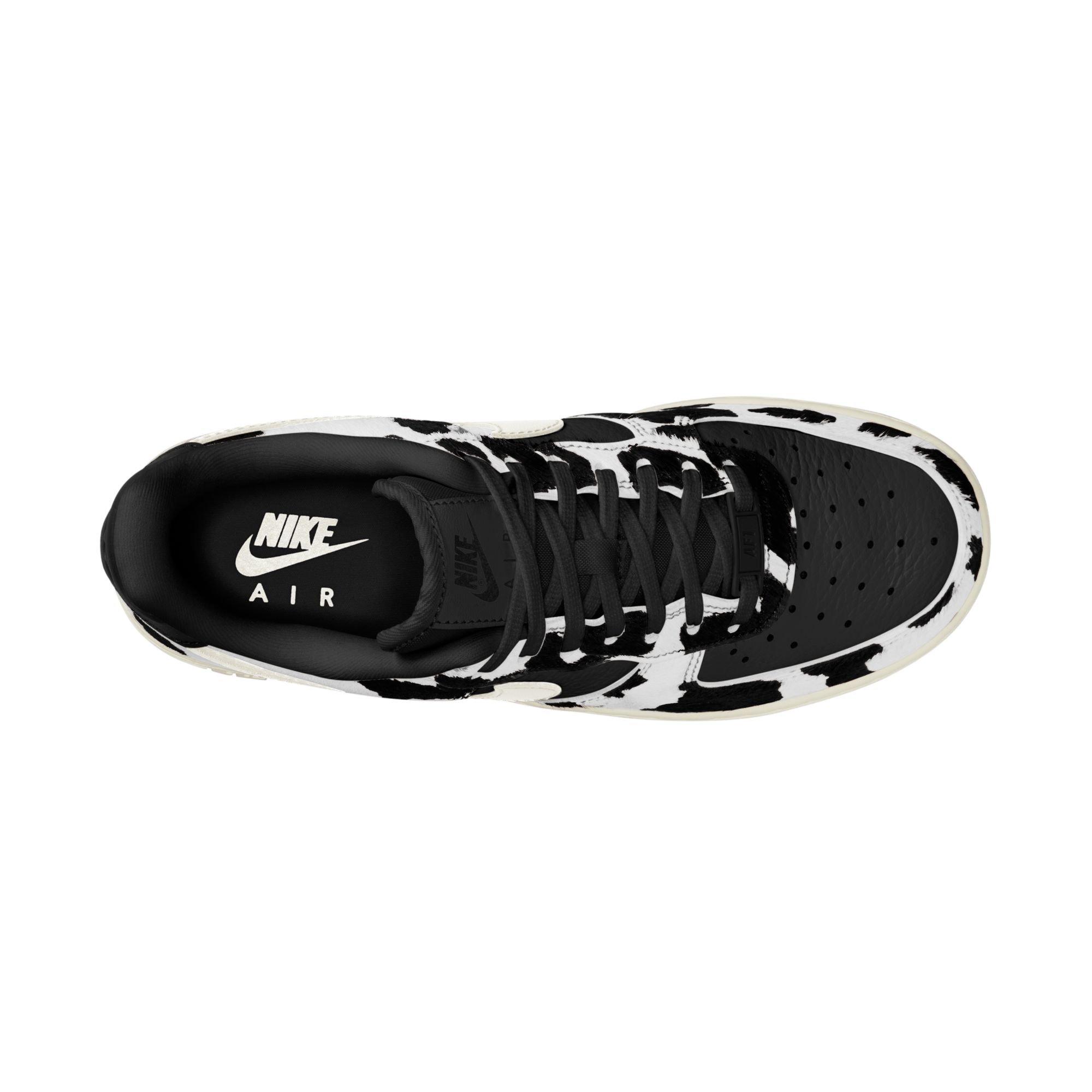 Nike Air Force 1 '07 "Black/Phantom" Women's Shoe - BLACK/WHITE Thumbnail View 8