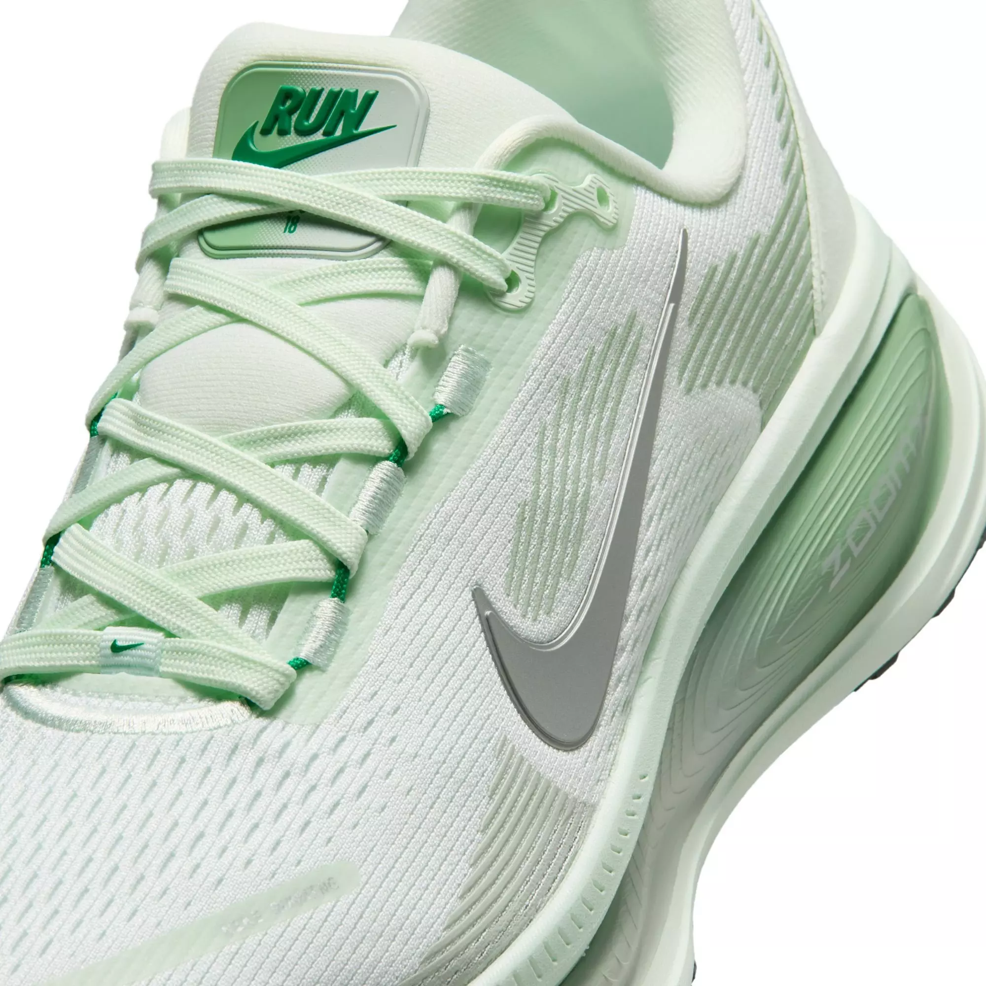 Nike Vomero 18 "Barely Green/Metallic Silver/Steam" Women's Road Running Shoe - LT GREEN