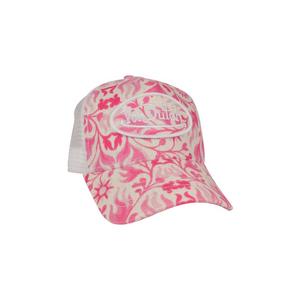 Von Dutch Burnbloom Trucker Snapback Hat-Pink