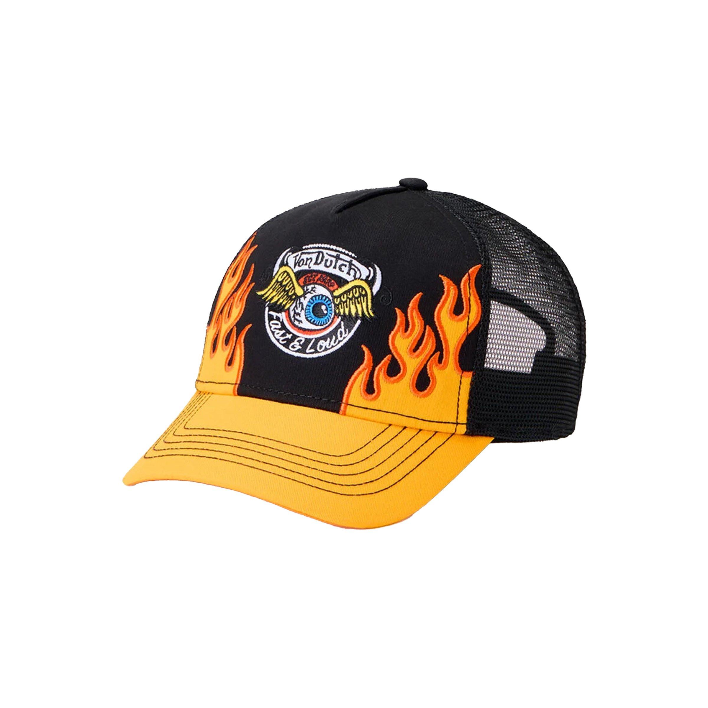 VD HEAT FLAMES TRKR-BLK - BLACK/RED Thumbnail View 1