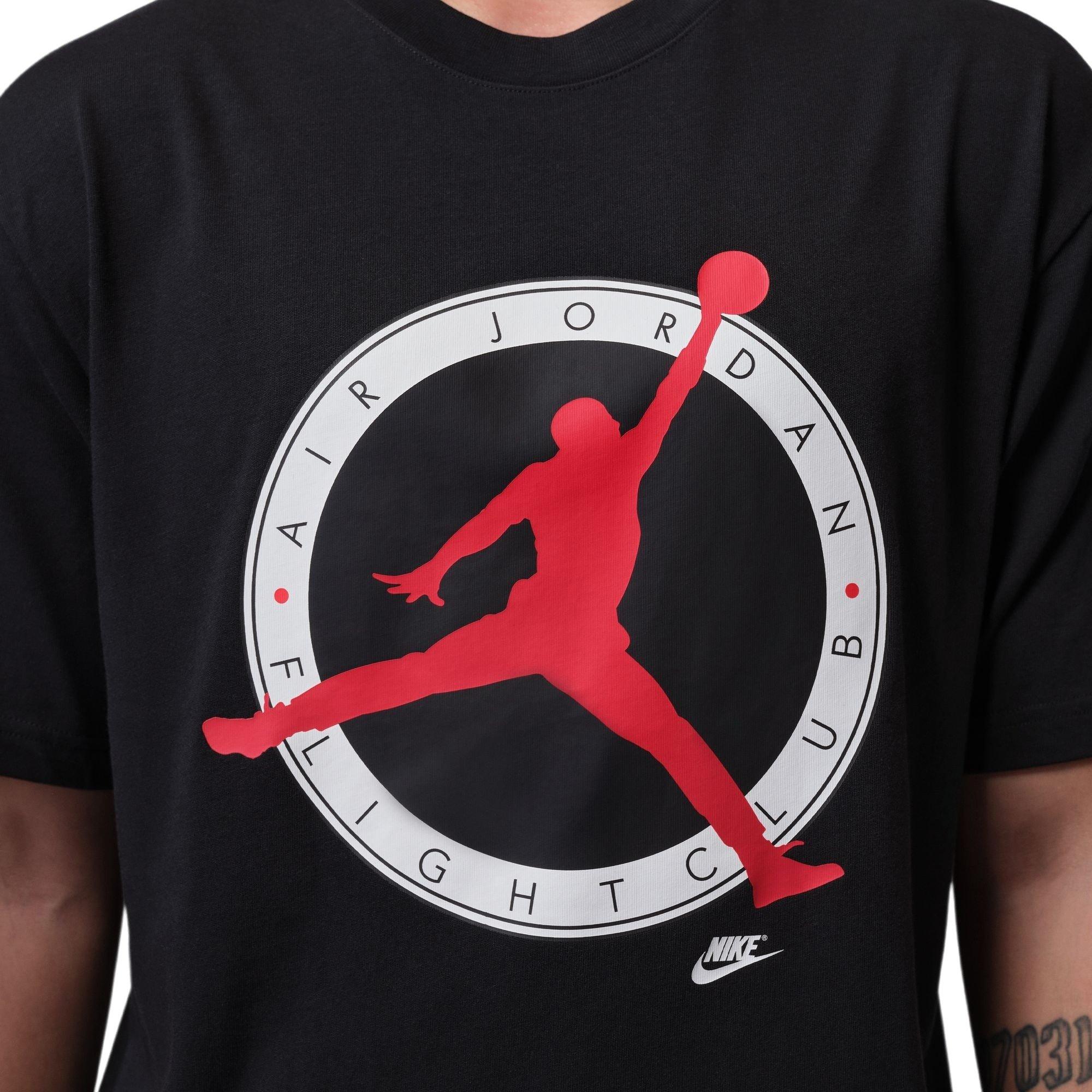 Jordan Men's Flight Club Tee - BLACK Thumbnail View 4