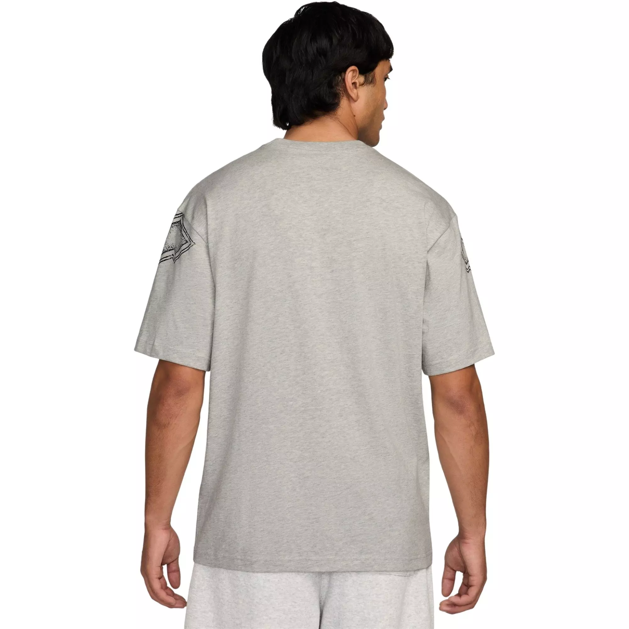 Jordan Men's Graphic Tee-Grey - GREY