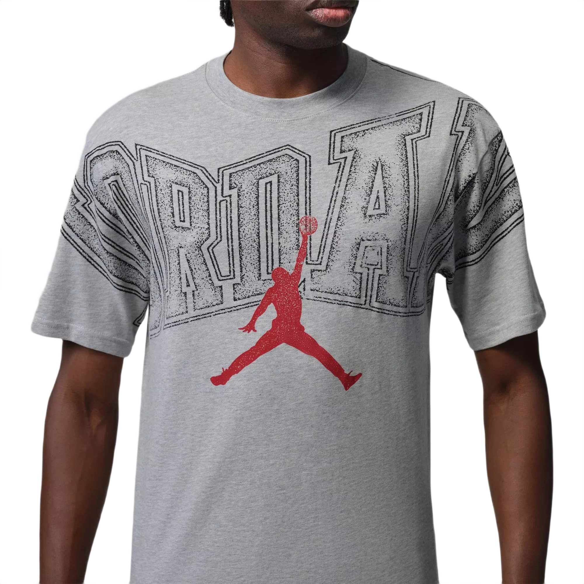 Jordan Men's Graphic Tee - Grey - GREY