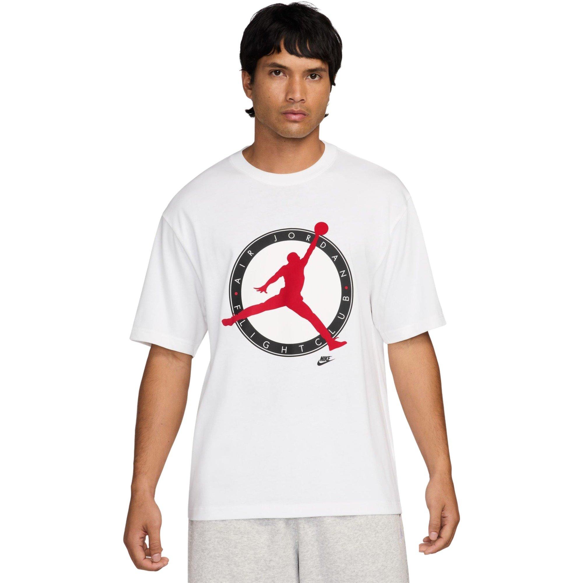 Jordan Men's Flight Club Tee-White - WHITE Thumbnail View 1