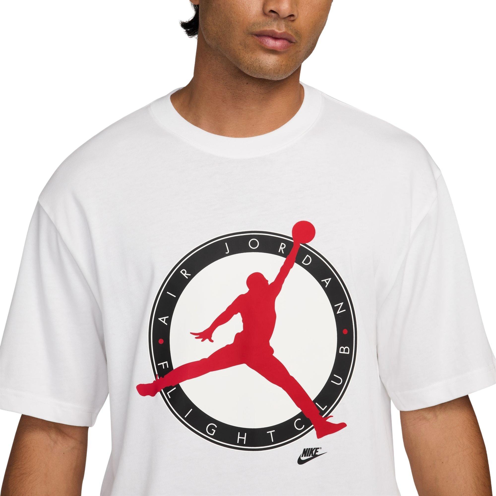 Jordan Men's Flight Club Tee - White - WHITE Thumbnail View 3