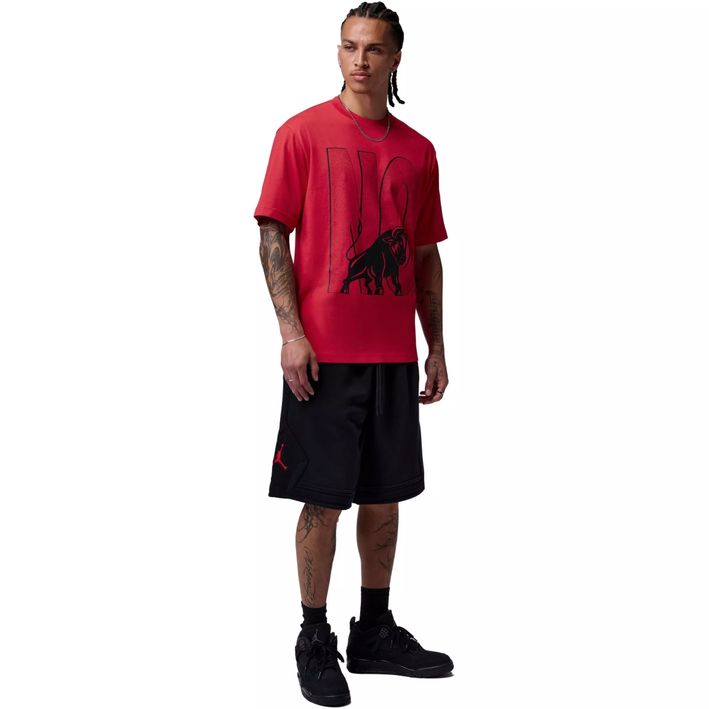 Jordan Men's Brooklyn Tee-Red - RED